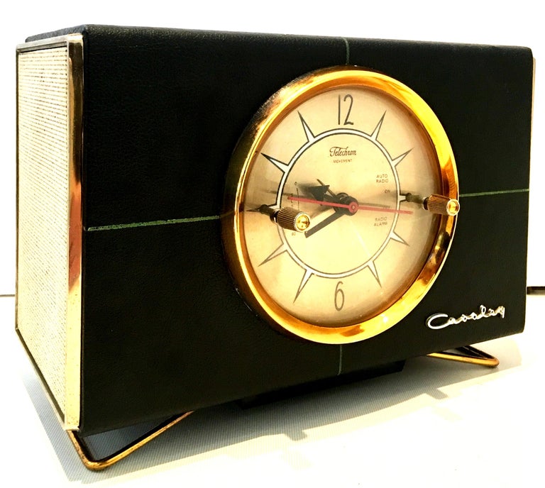 1950s MidCentury Modern Electronic Alarm Clock and Radio by, Crosley at 1stDibs crosley clock