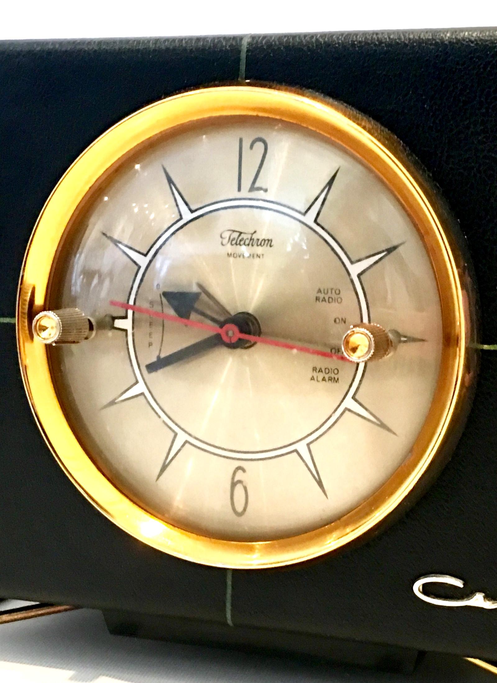 20th Century 1950s Mid-Century Modern Electronic Alarm Clock and Radio by, Crosley