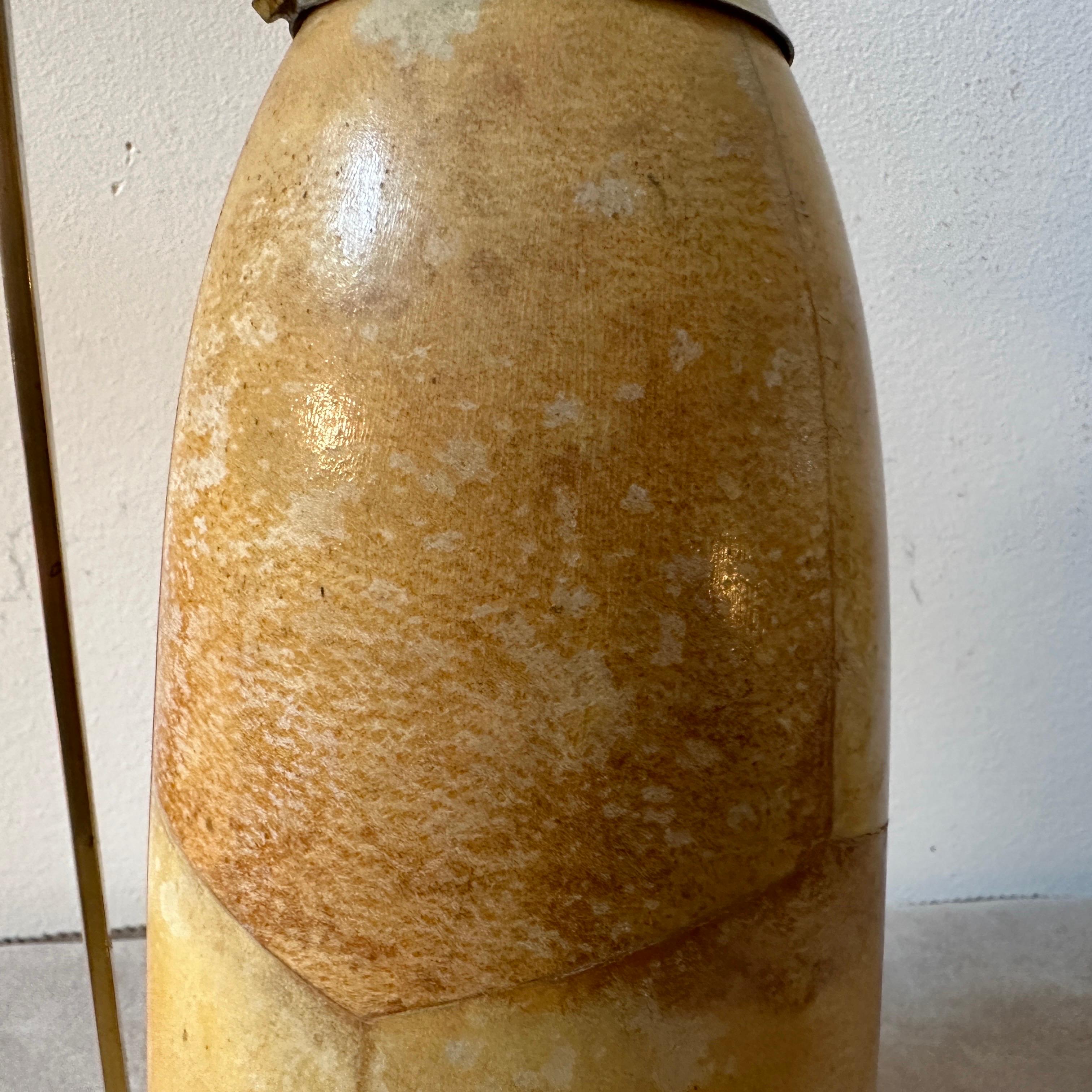 20th Century 1950s Mid-Century Modern Goatskin and Brass Thermos Carafe by Aldo Tura For Sale