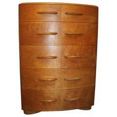 1950s Mid Century Modern Heywood Wakefield Highboy Dresser