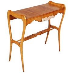 1950s Mid-Century Modern Ico Parisi Console La Permanente Mobili Cantu in maple