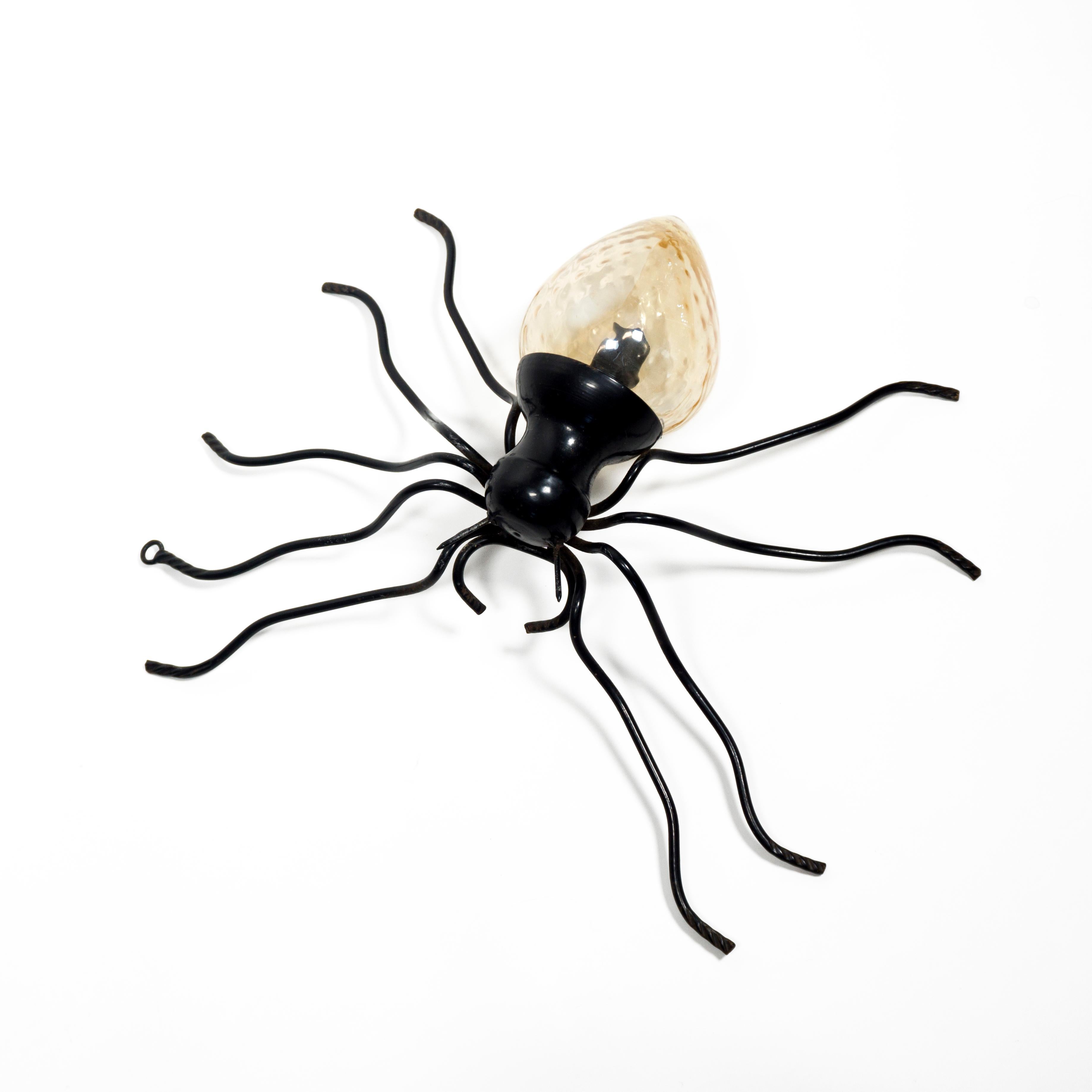 1960s Mid-Century Modern Italienisch Murano Glas Spider Wandleuchte Sconce im Zustand „Gut“ im Angebot in Regensburg, DE