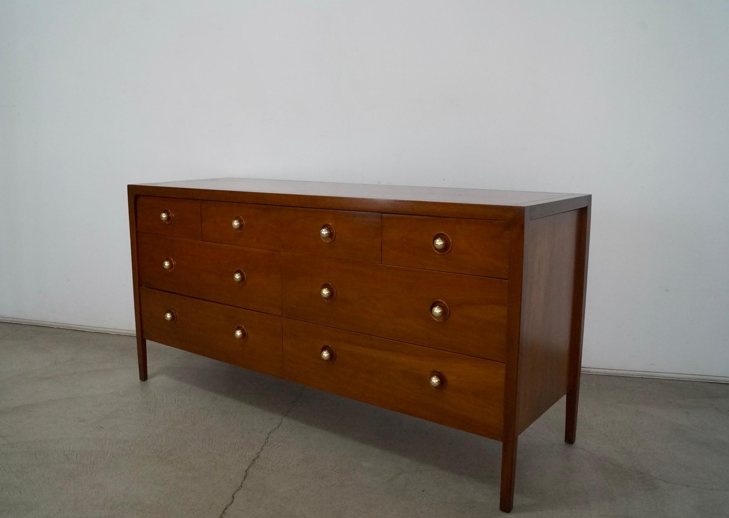 1950's Mid-Century Modern John Van Koert Drexel Dresser In Good Condition In Burbank, CA