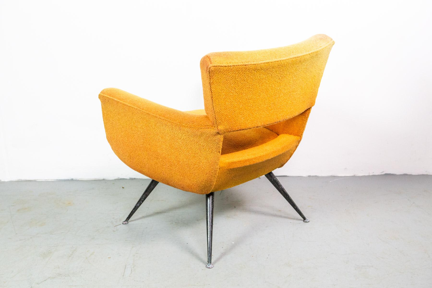 Mid-20th Century 1950s Mid-Century Modern Lounge Armchair by Henry Glass