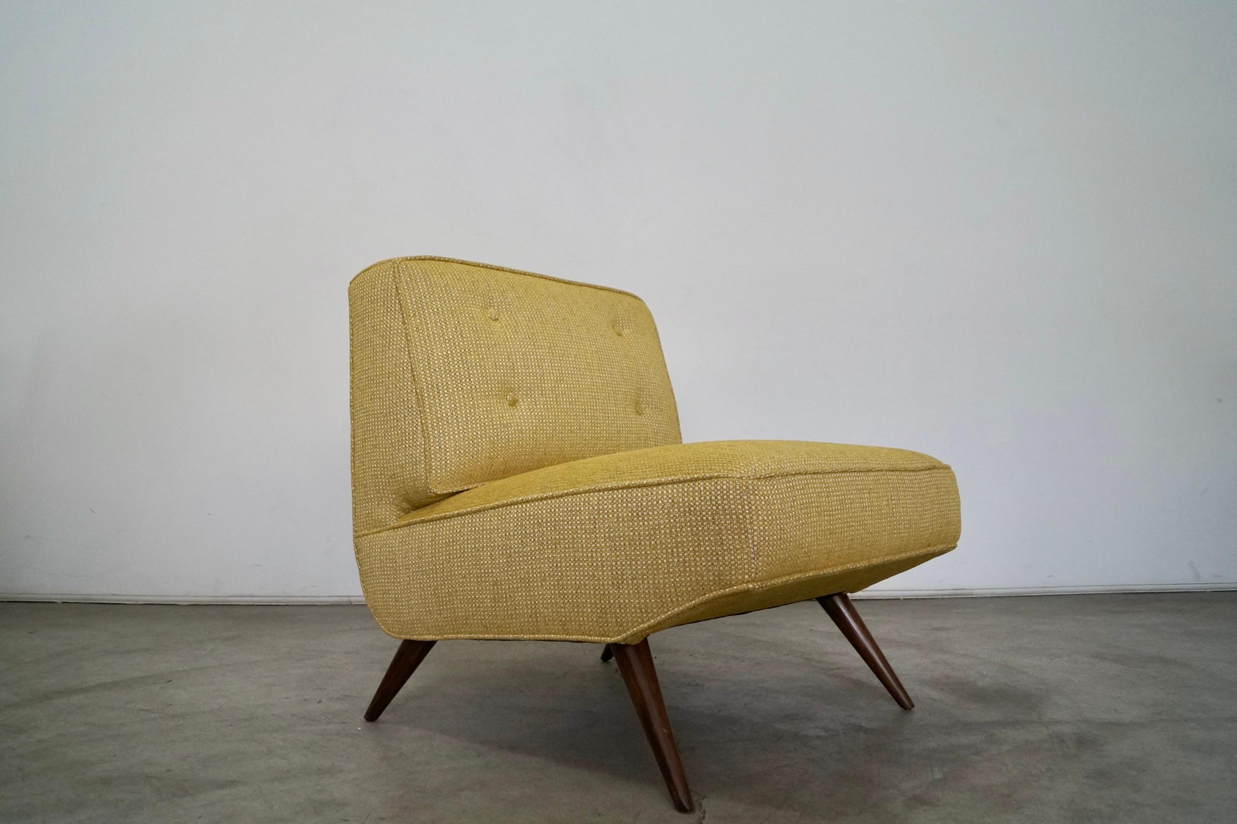 1950's Mid-Century Modern Lounge Chair im Angebot 4