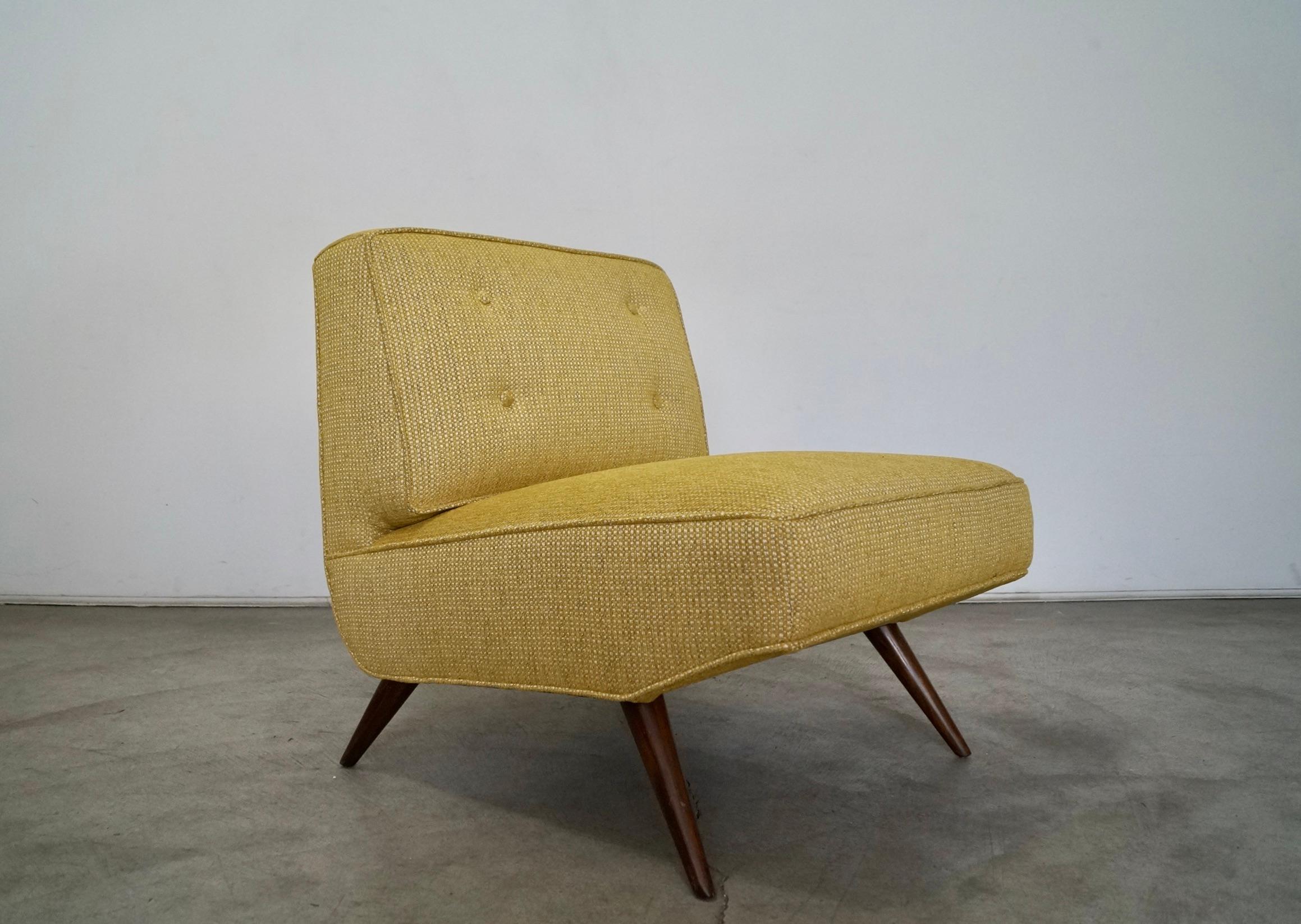 Fauteuil de salon mi-siècle moderne des années 1950 en vente 5