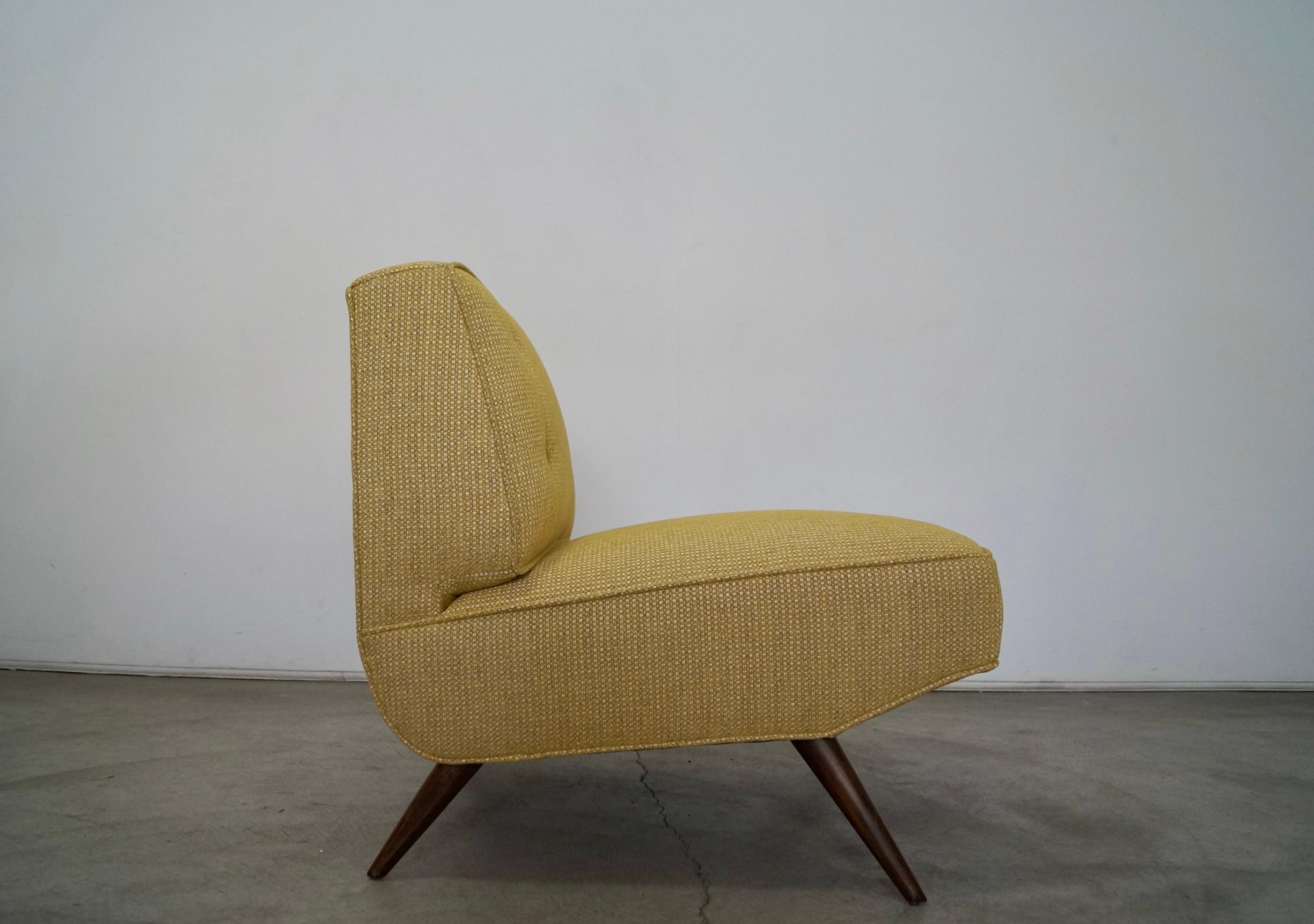 1950s Mid-Century Modern Lounge Chair For Sale 8