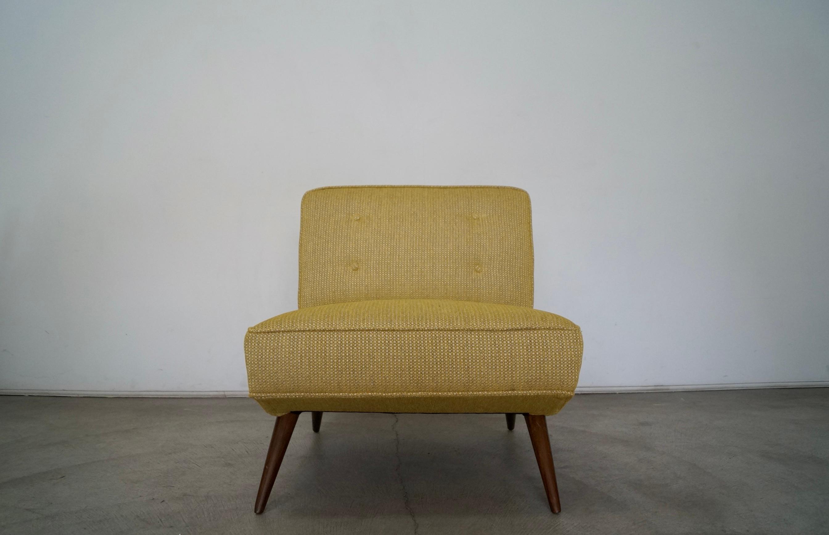 American 1950s Mid-Century Modern Lounge Chair For Sale