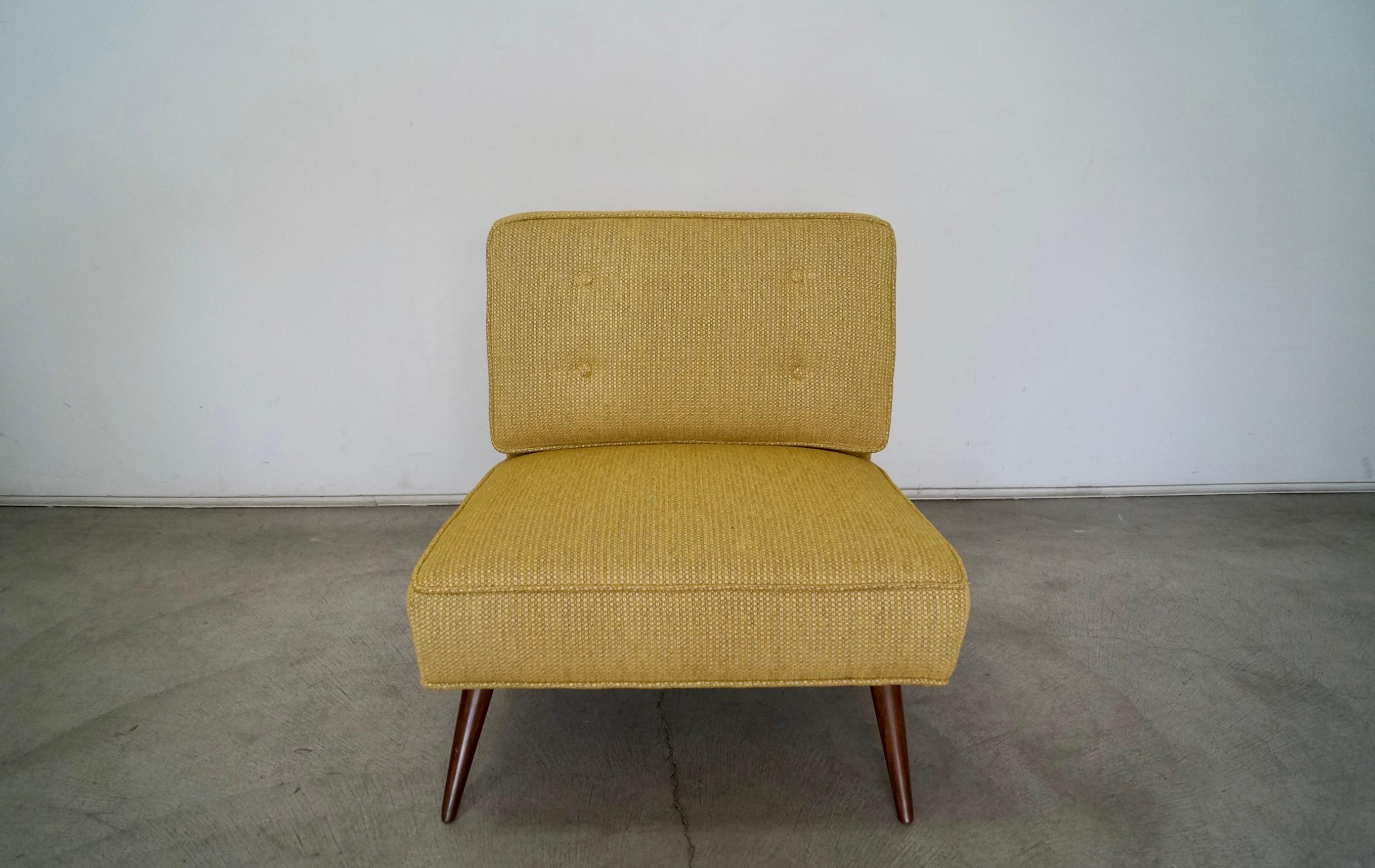 1950s Mid-Century Modern Lounge Chair In Excellent Condition For Sale In Burbank, CA