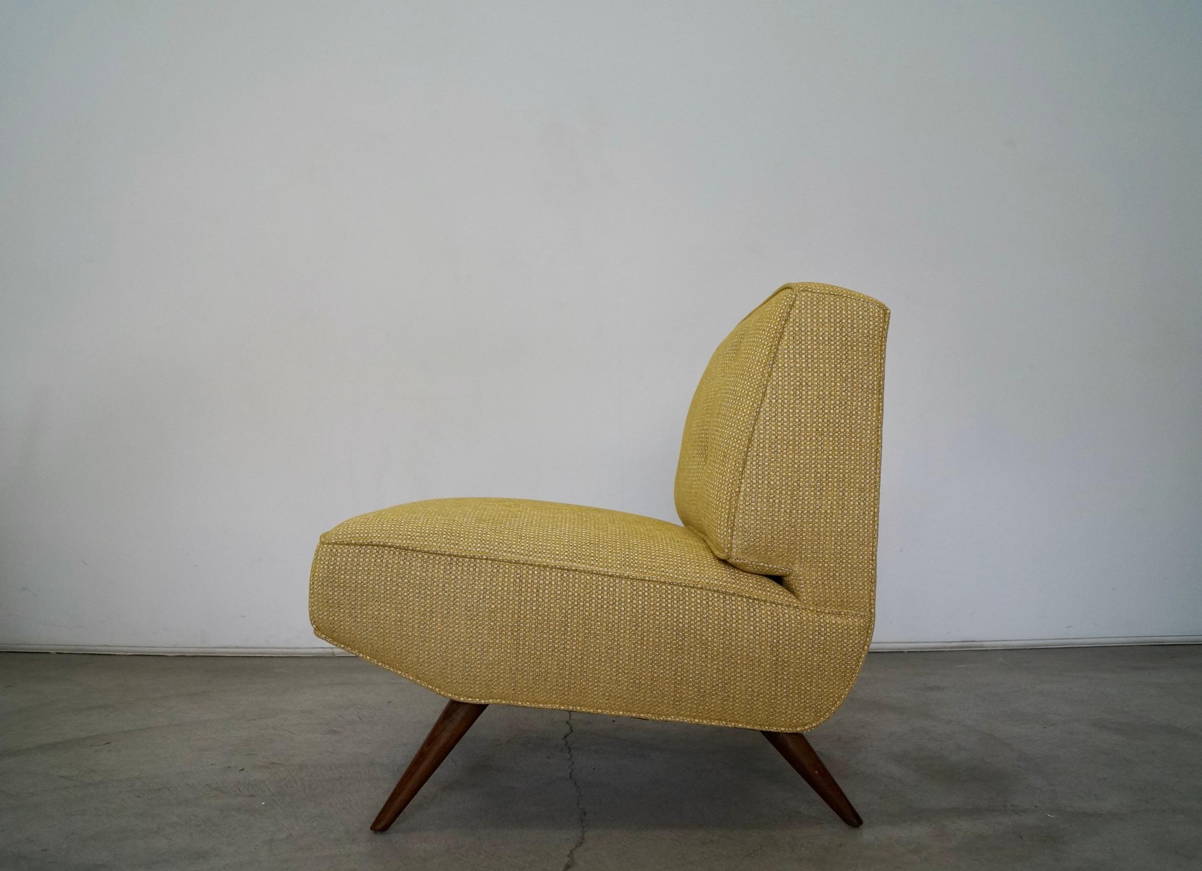 1950s Mid-Century Modern Lounge Chair For Sale 2