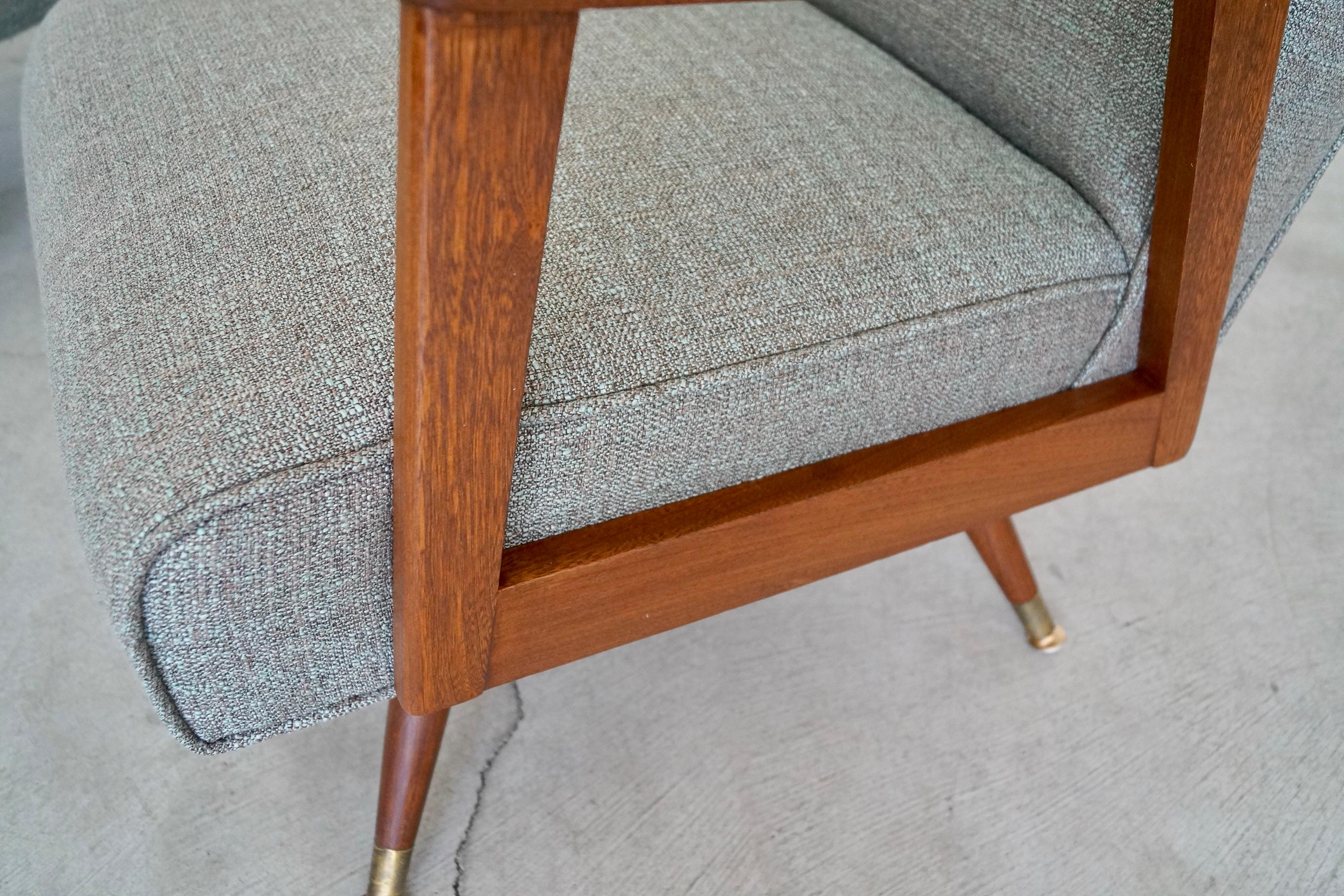 1950's Mid-Century Modern Lounge Chairs, a Pair 7