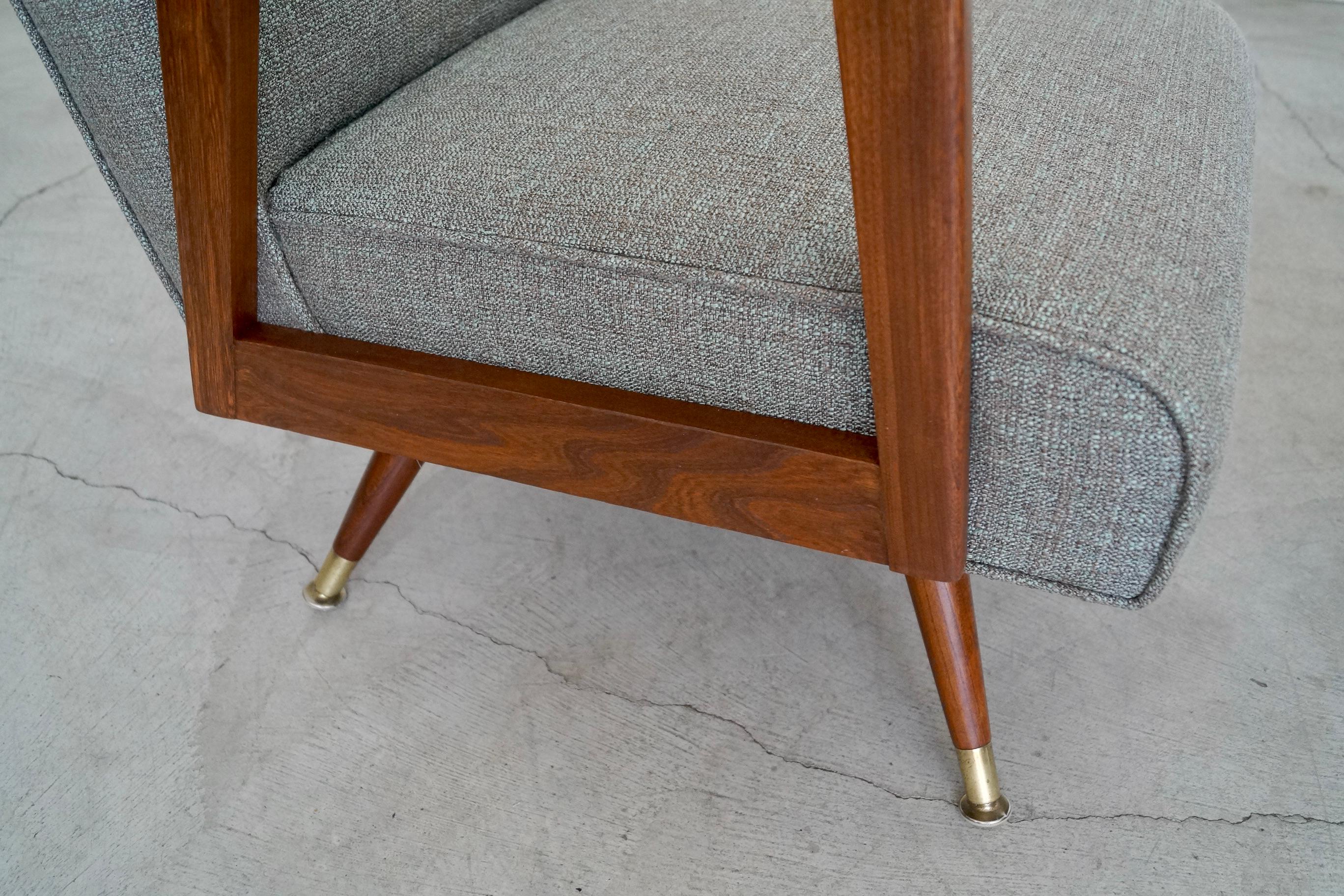 1950's Mid-Century Modern Lounge Chairs, a Pair 11