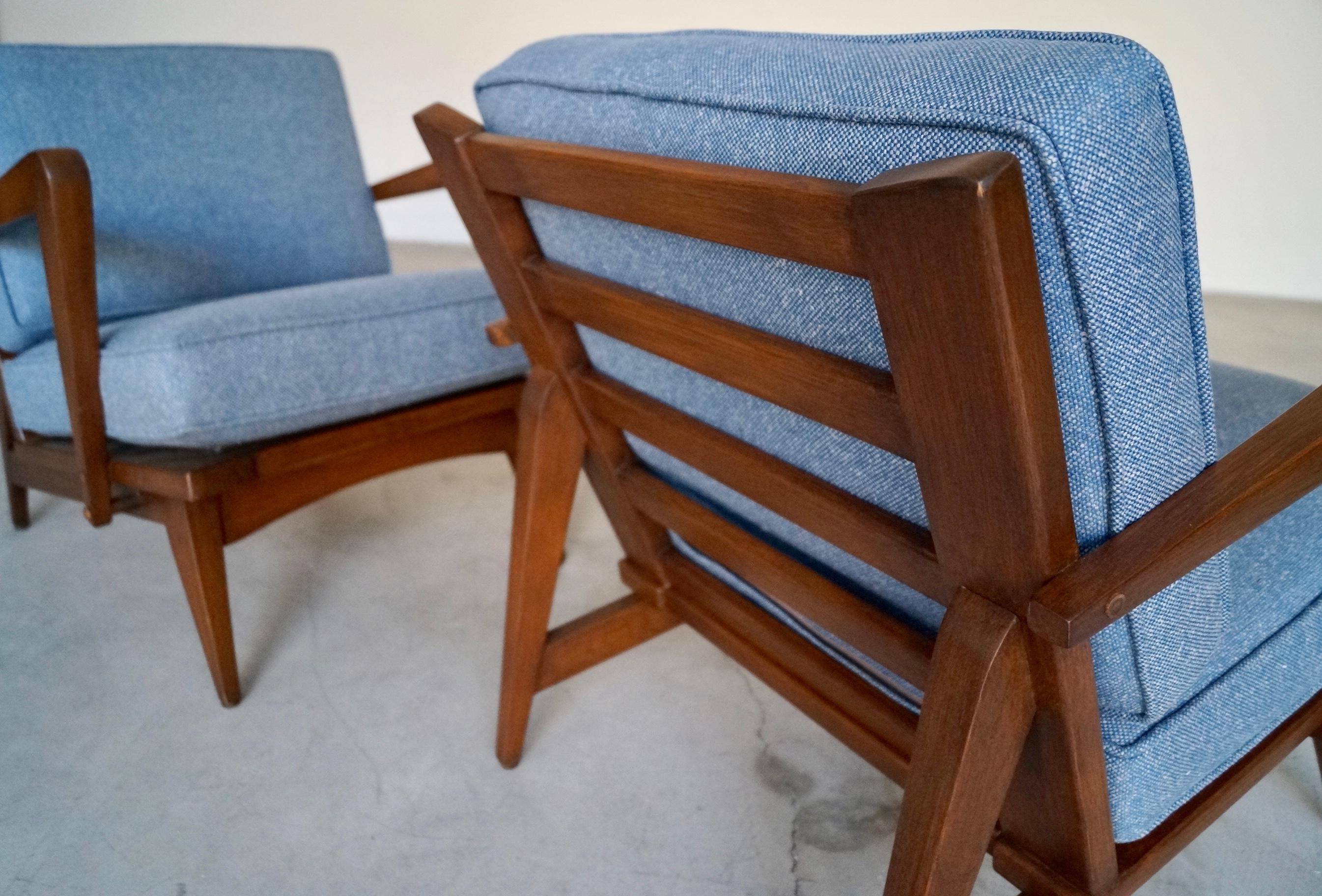 1950's Mid-Century Modern Lounge Chairs - a Pair 13