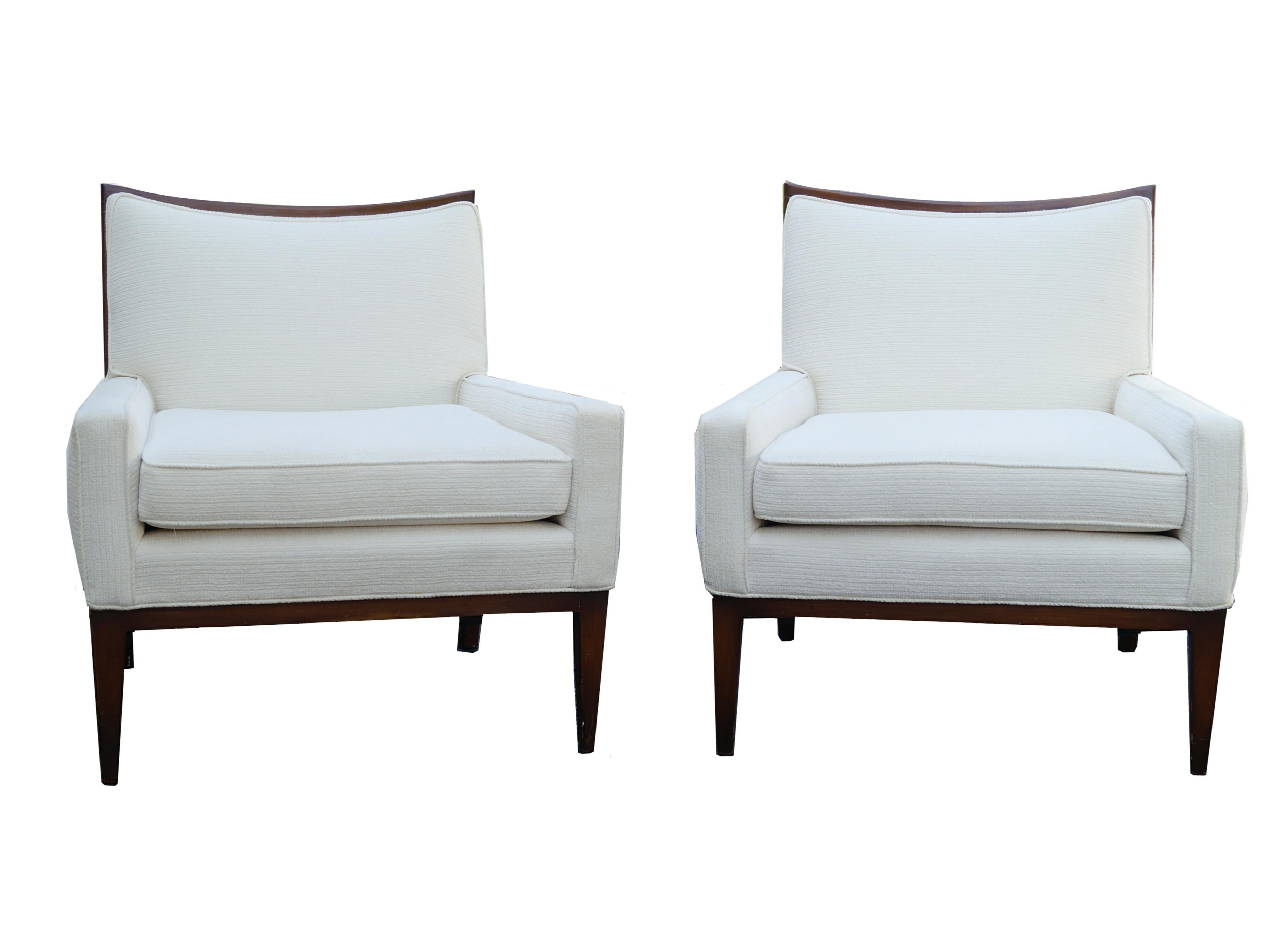 Woodwork 1950's Mid-Century Modern Lounge Chairs Manner of Paul McCobb
