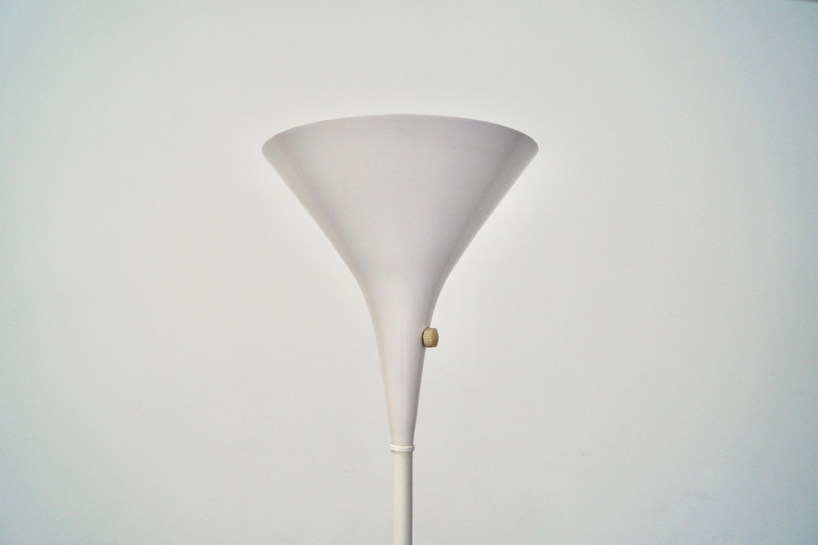 Metal 1950's Mid-Century Modern Max Bill Style Tulip Floor Lamp For Sale