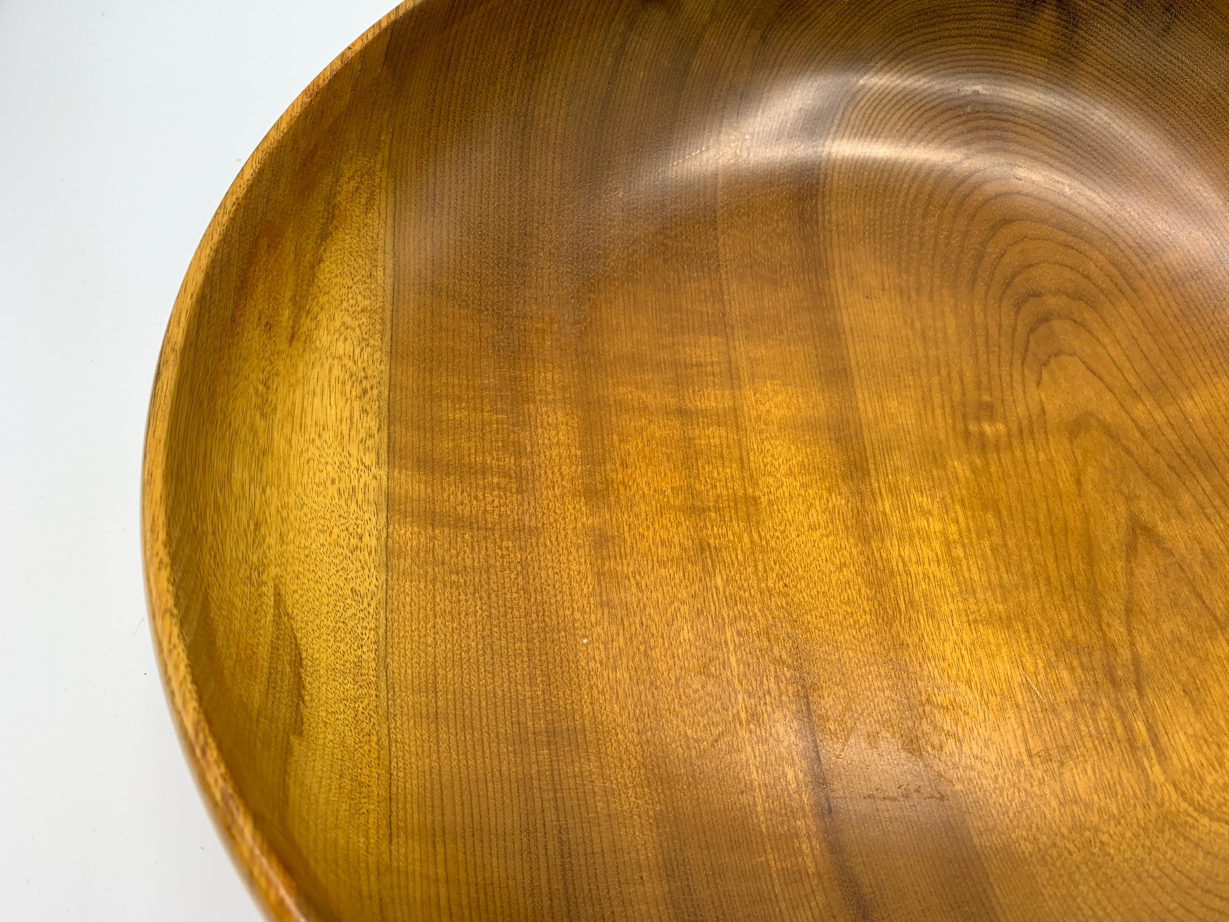 American 1950s Mid-Century Modern Myrtlewood Bowl For Sale