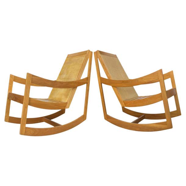 1950s Mid Century Modern Paoli Chair Company Rocking Chair-A Pair For ...