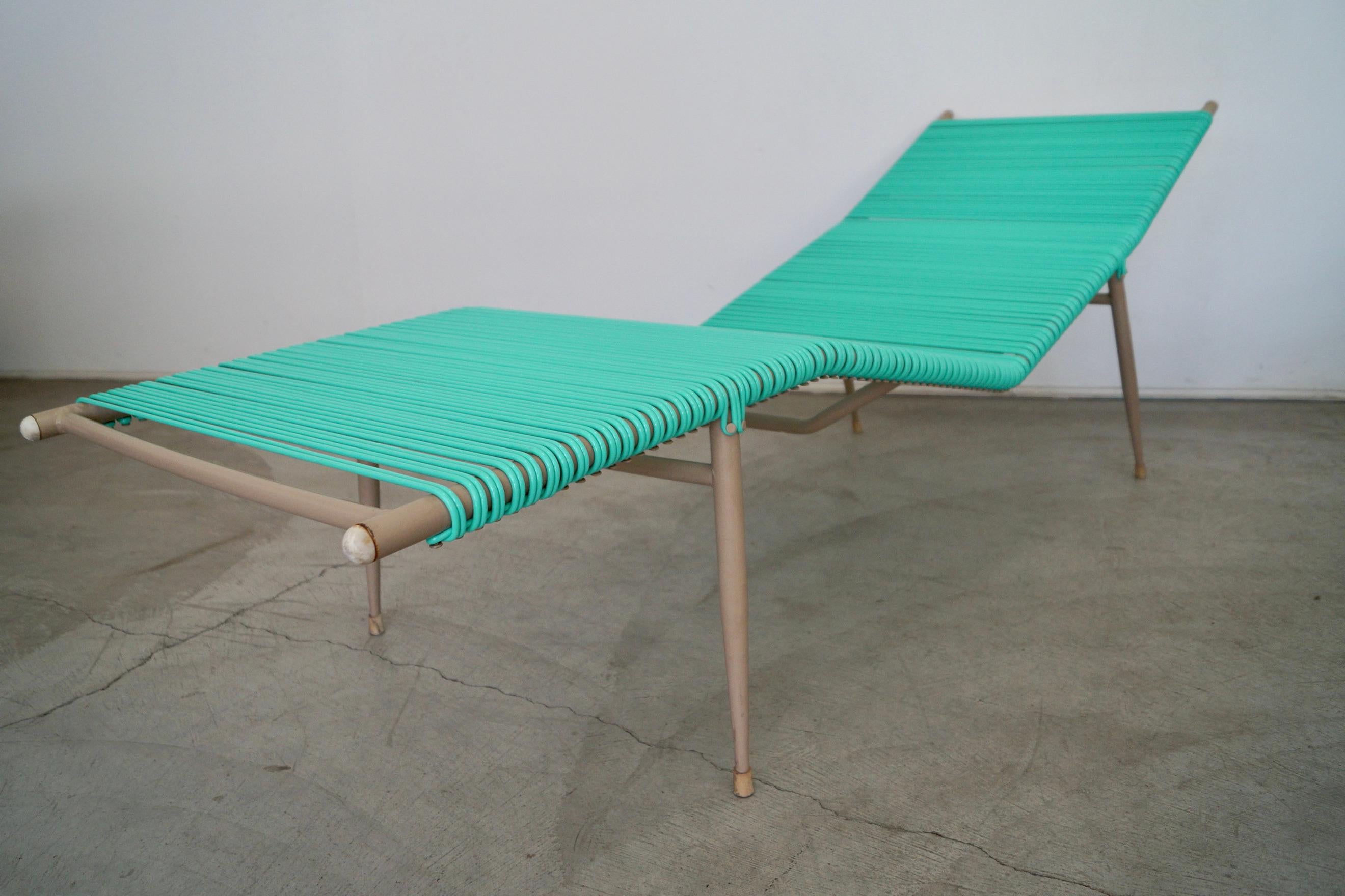 1950's Mid-Century Modern Patio POOL Chaise Lounge Chairs, a Pair 9