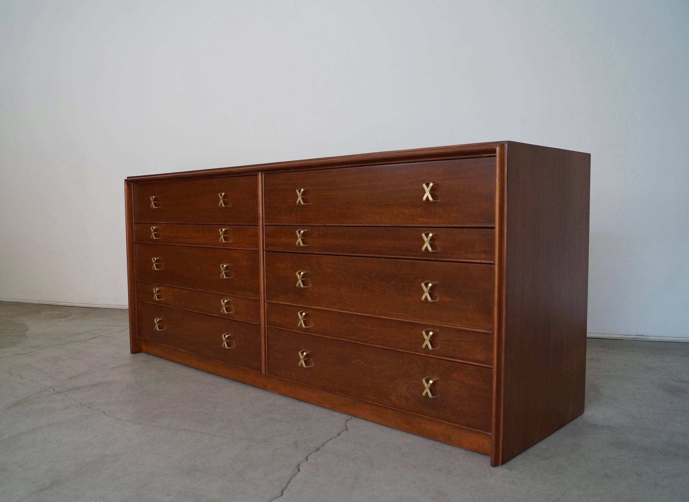 1950's Mid-Century Modern Paul Frankl Dresser In Excellent Condition In Burbank, CA