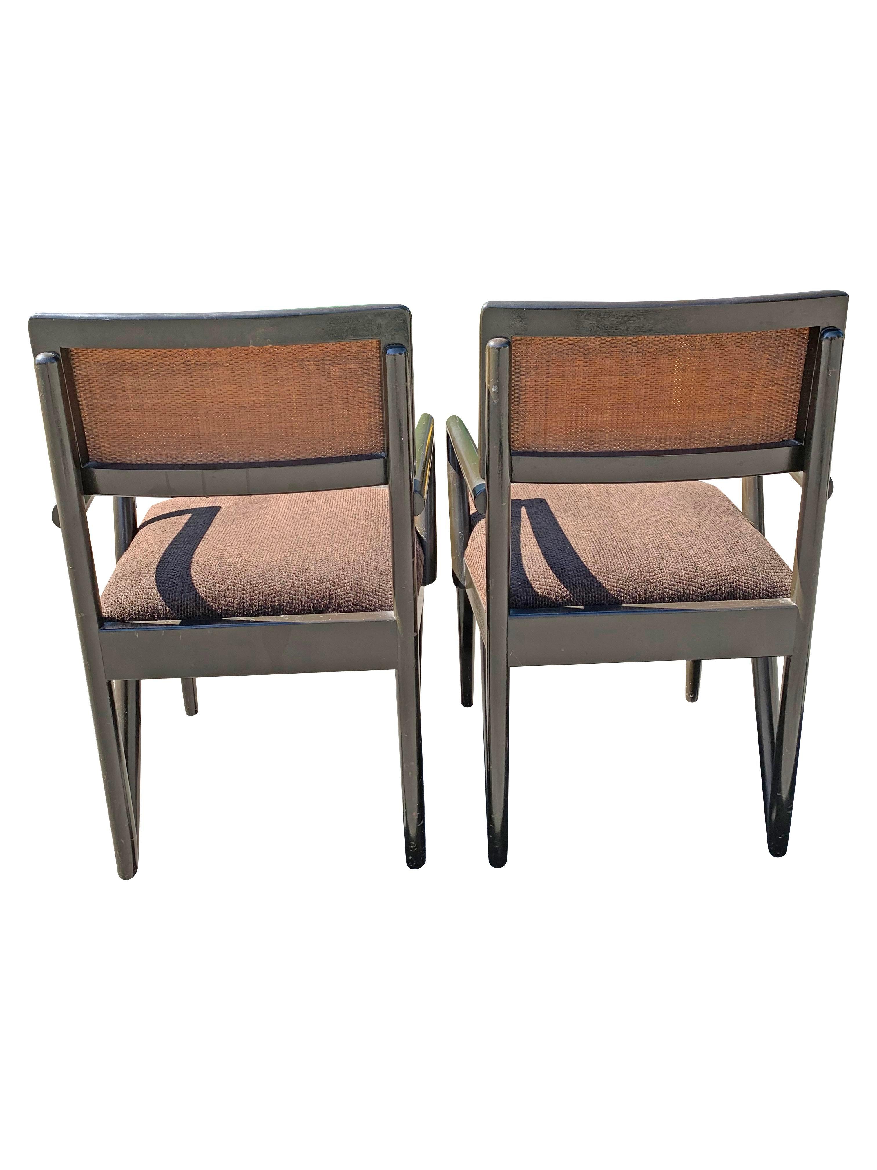 1950s Mid Century Modern Paul Frankl for John Stuart Paire de chaises Z Style 5