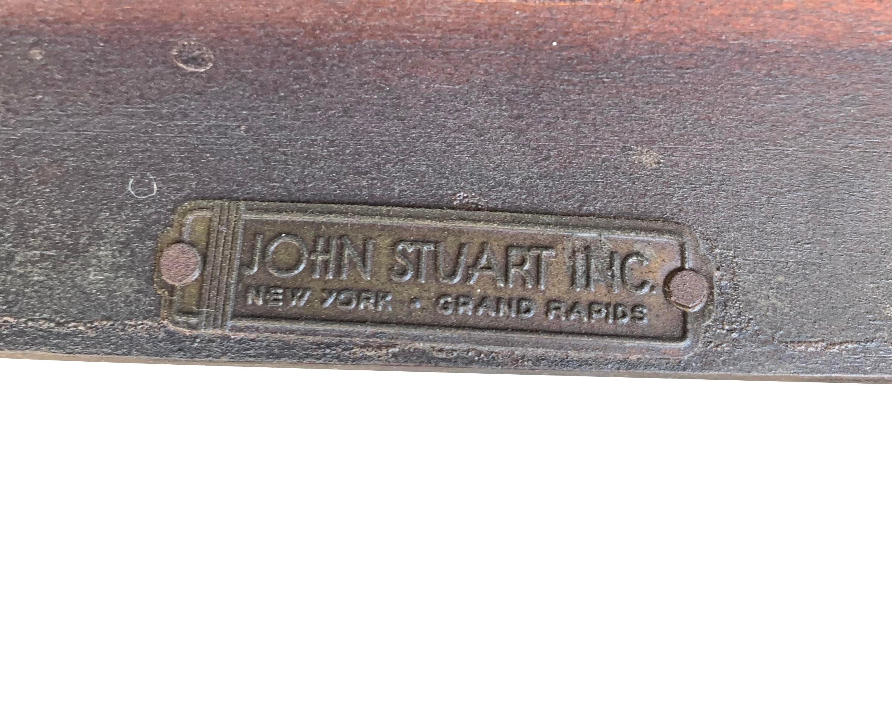 1950s Mid Century Modern Paul Frankl for John Stuart Paire de chaises Z Style 6