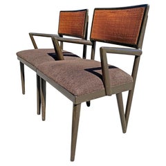 1950s Mid Century Modern Paul Frankl for John Stuart Pair of Chairs Z Style