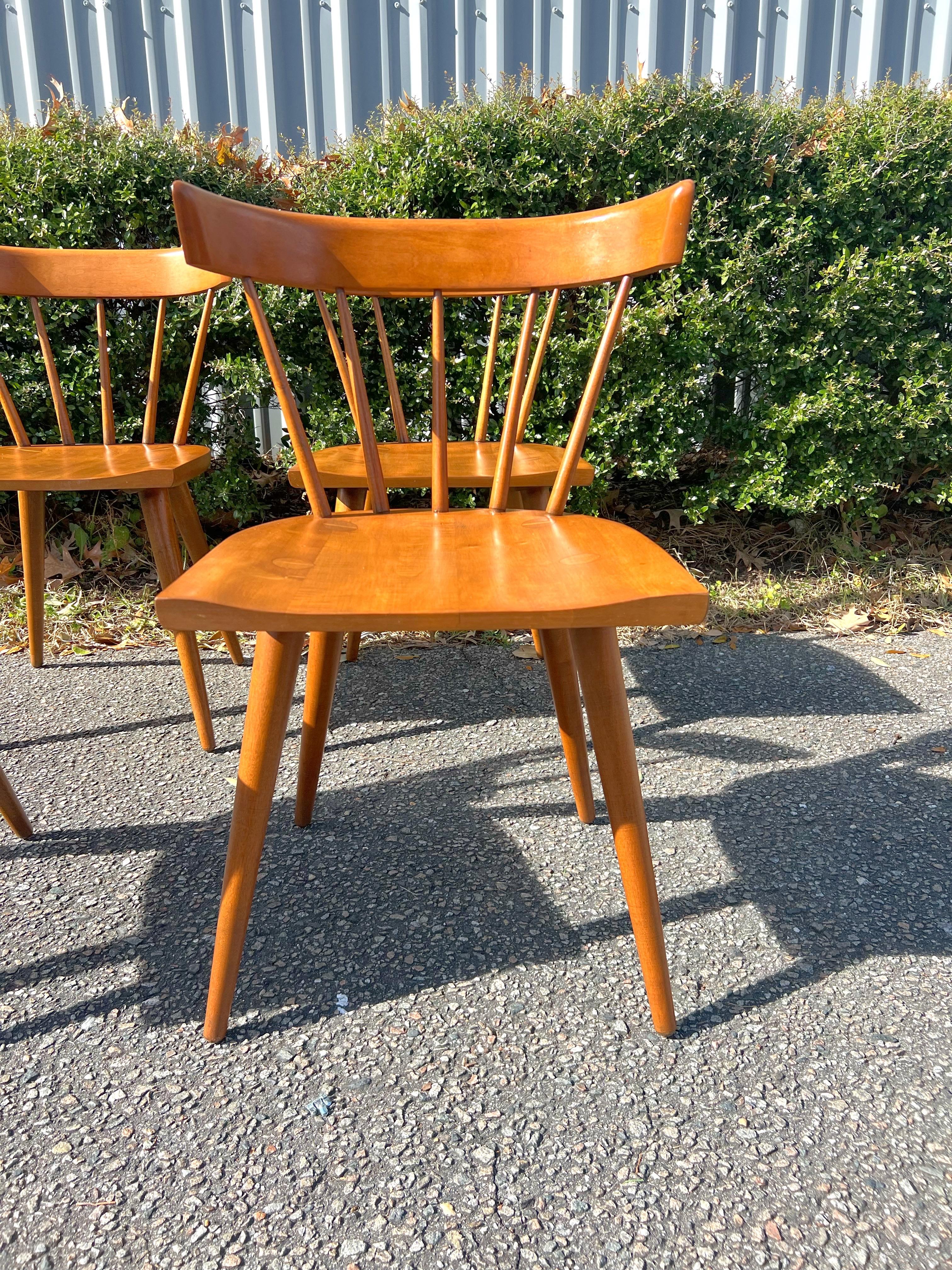 American 1950s Mid-Century Modern Paul McCobb Planner for Group Dining Chairs For Sale