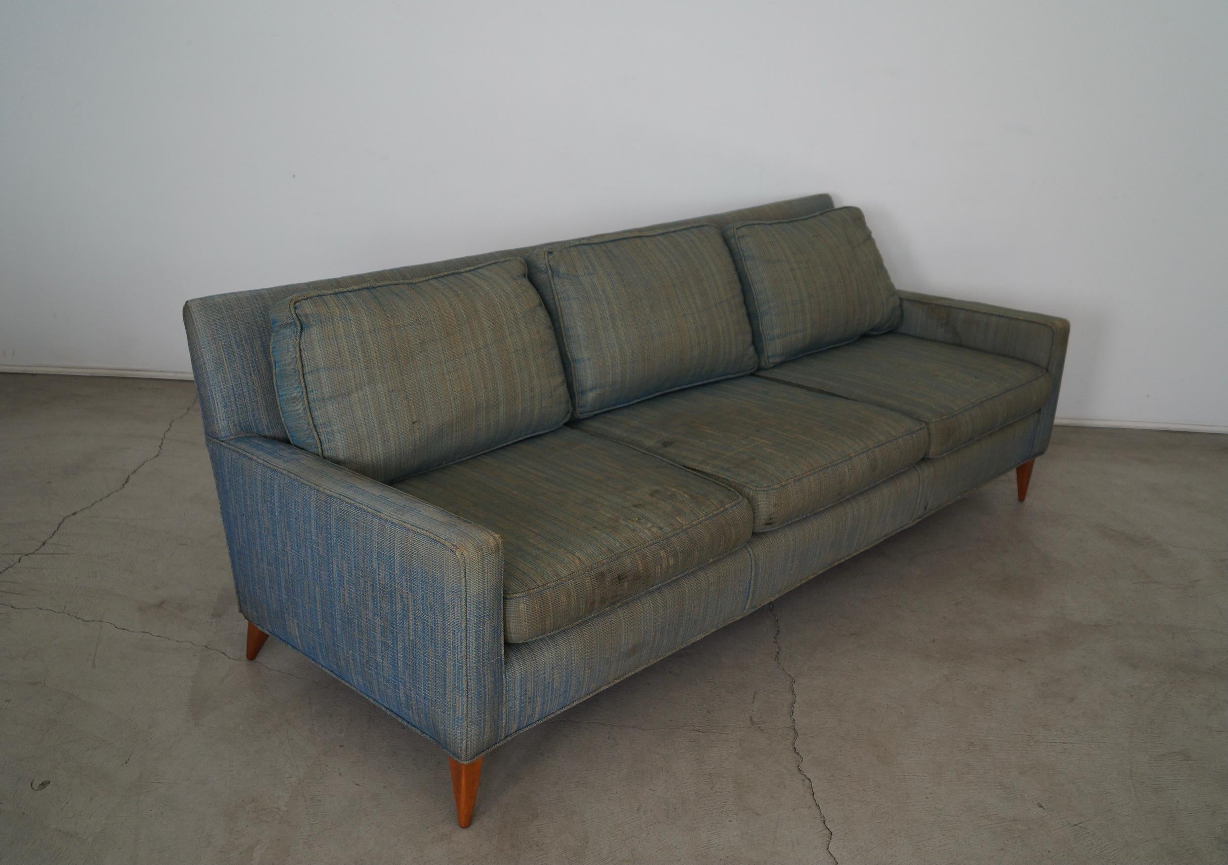 1950's Mid-Century Modern Paul McCobb Sofa For Sale 2