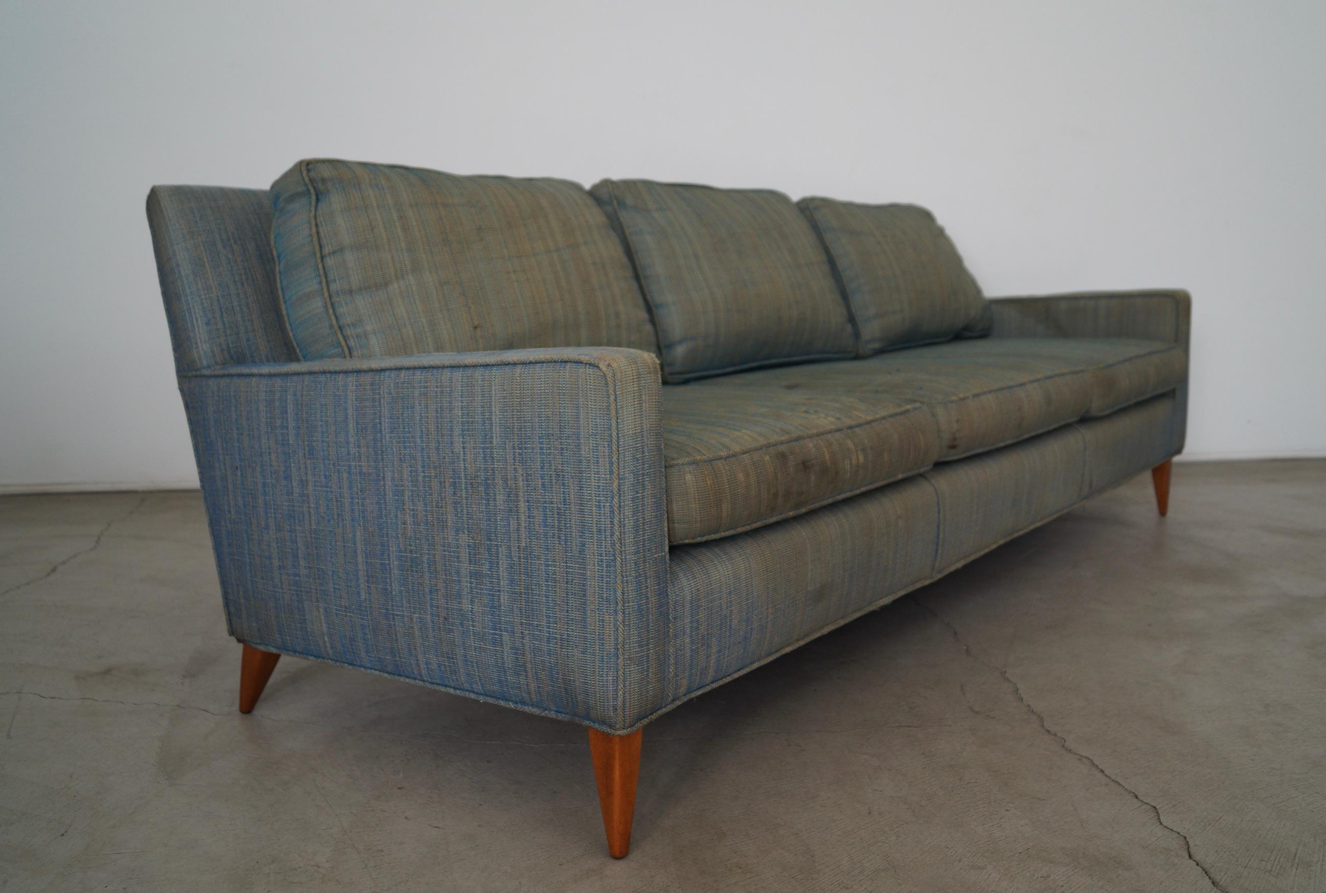 1950's Mid-Century Modern Paul McCobb Sofa For Sale 4