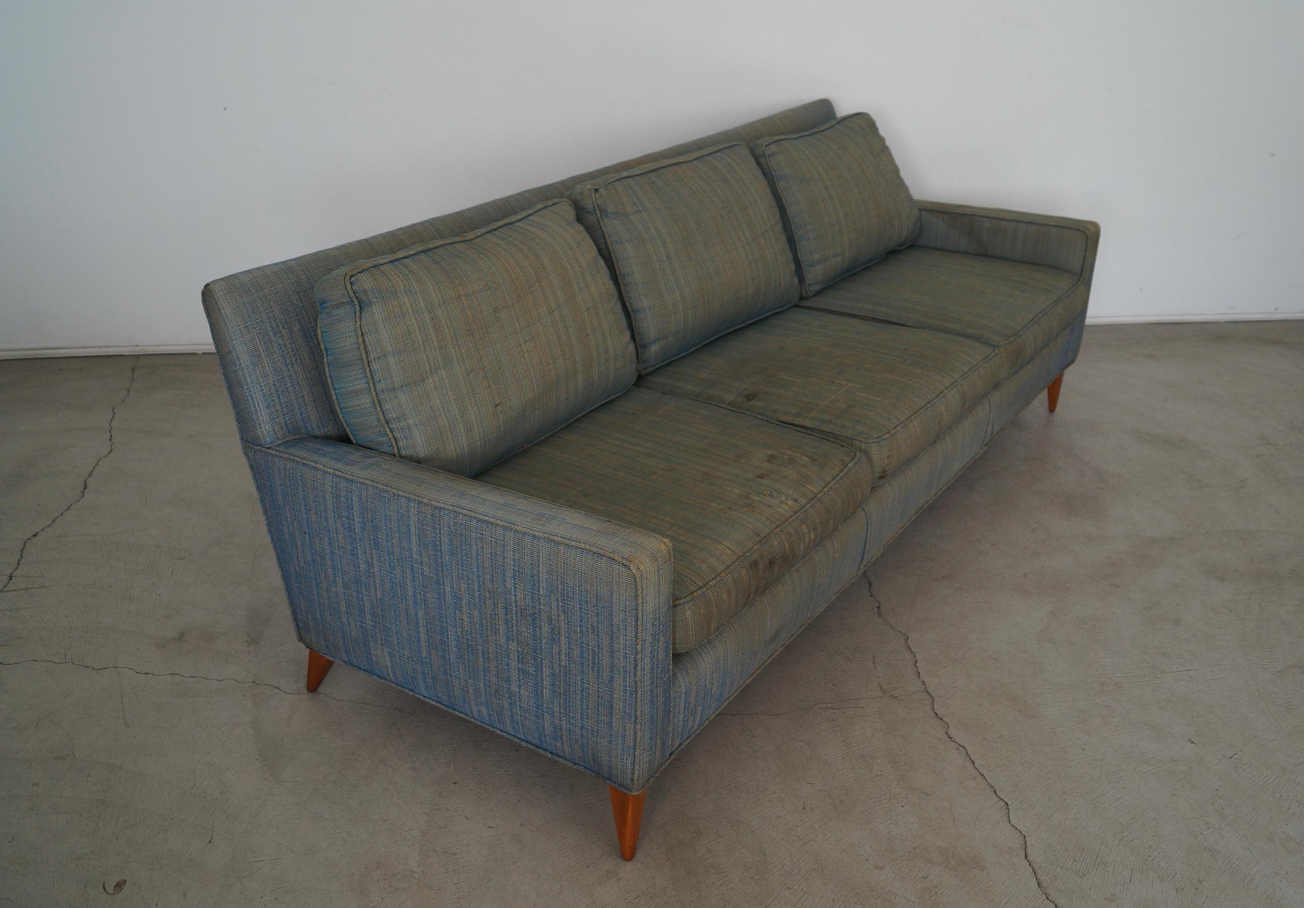 1950's Mid-Century Modern Paul McCobb Sofa For Sale 5
