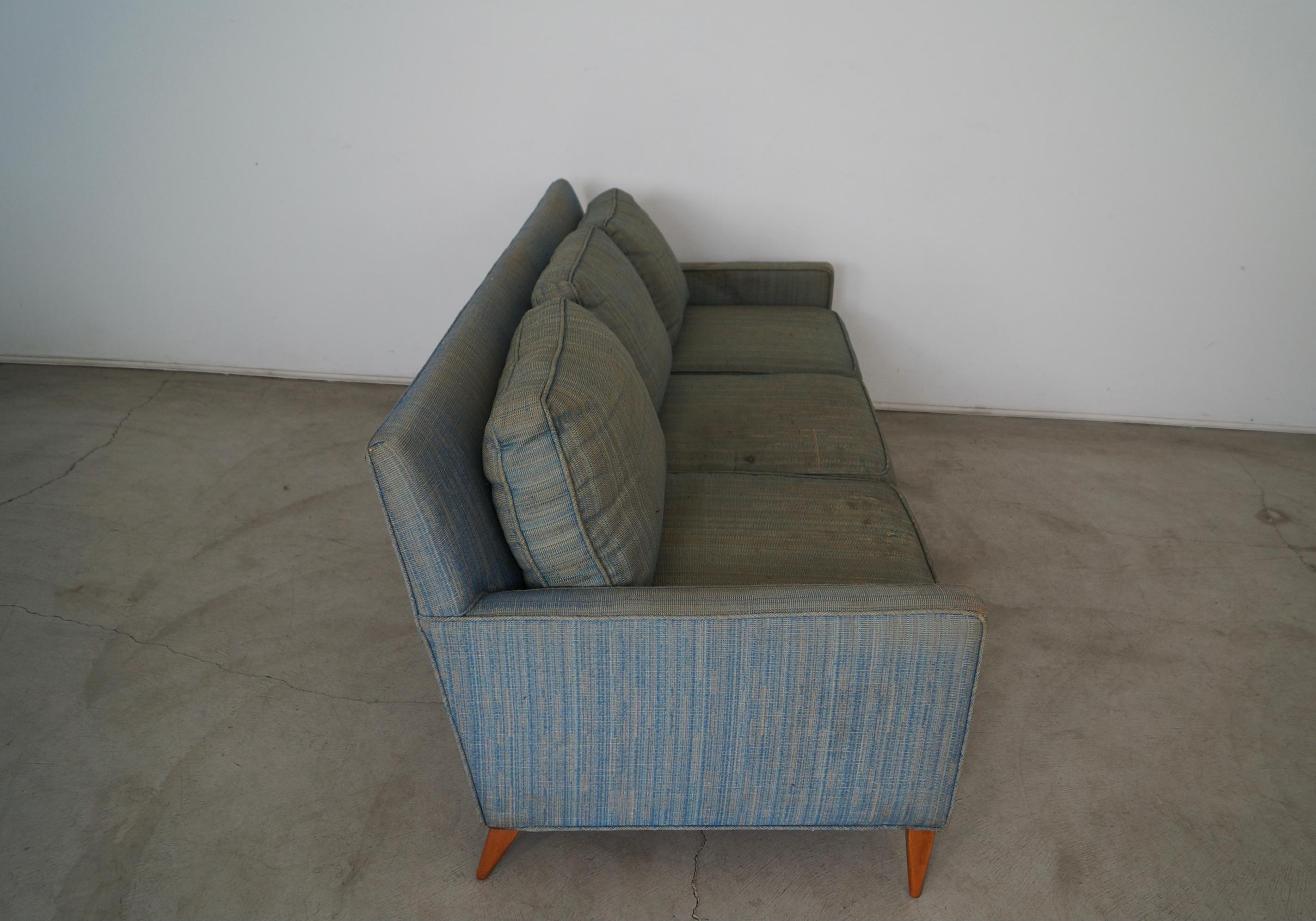 Modernes Paul McCobb-Sofa aus der Mitte des Jahrhunderts 1950er Jahre im Angebot 8