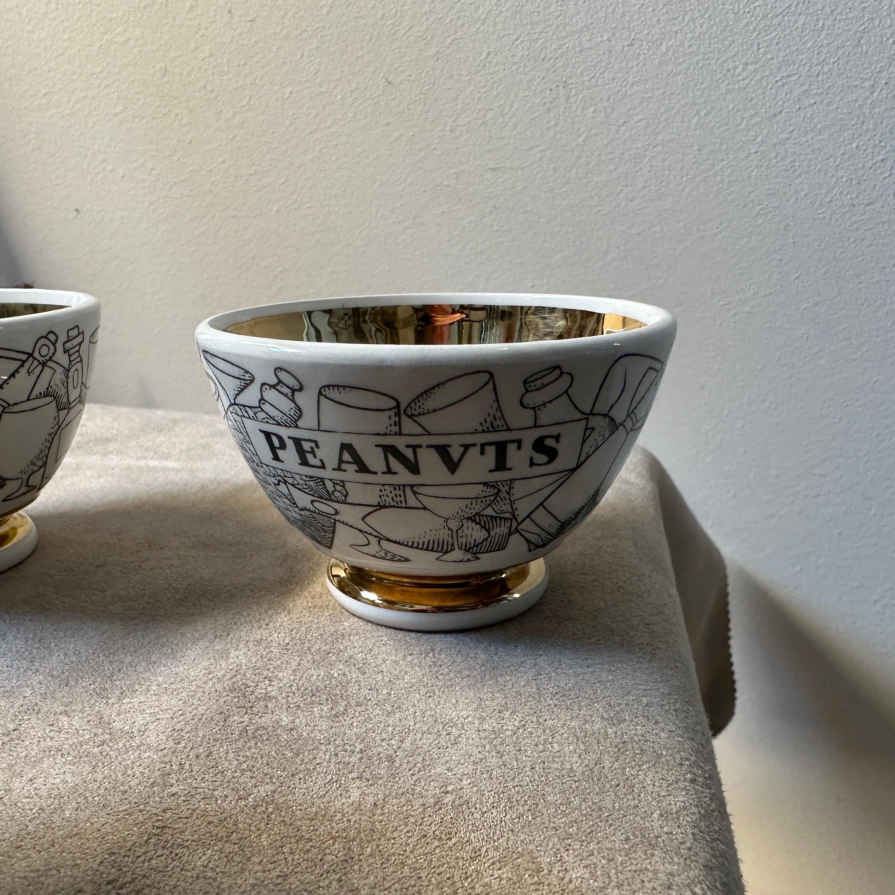 20th Century 1950s Mid-Century Modern Piero Fornasetti Porcelain Aperitivo Set For Sale