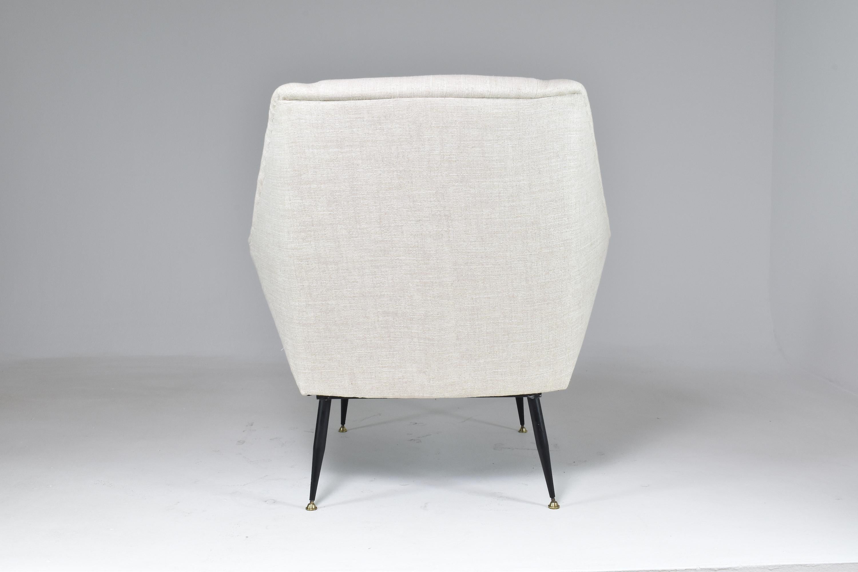 Restaurierter Sessel, Mid-Century Modern, 1950er Jahre im Angebot 3