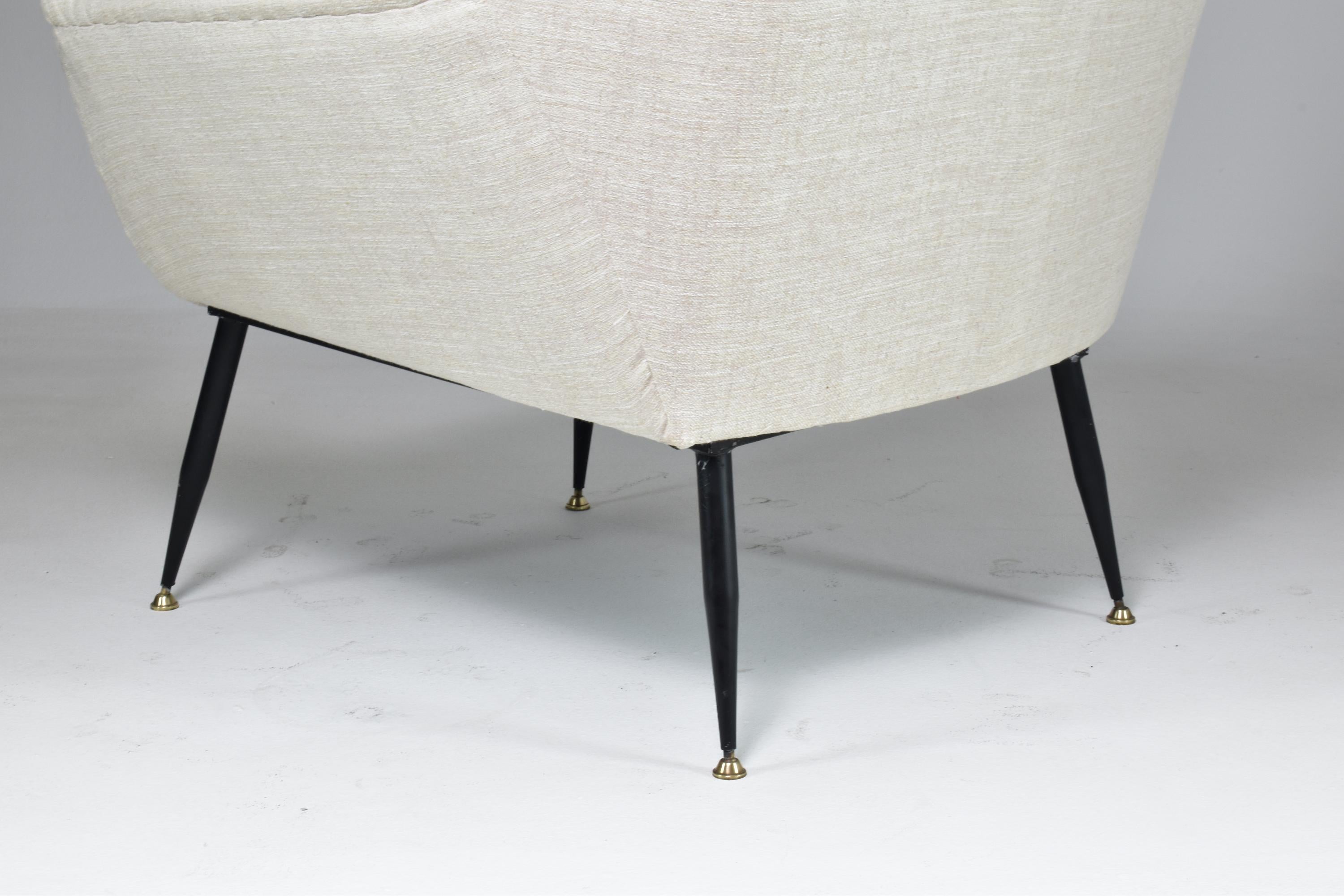 Restaurierter Sessel, Mid-Century Modern, 1950er Jahre im Angebot 1