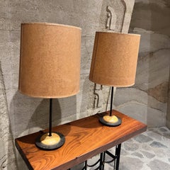 1950s Mid-Century Modern Sputnik Atomic Table Lamp Pair