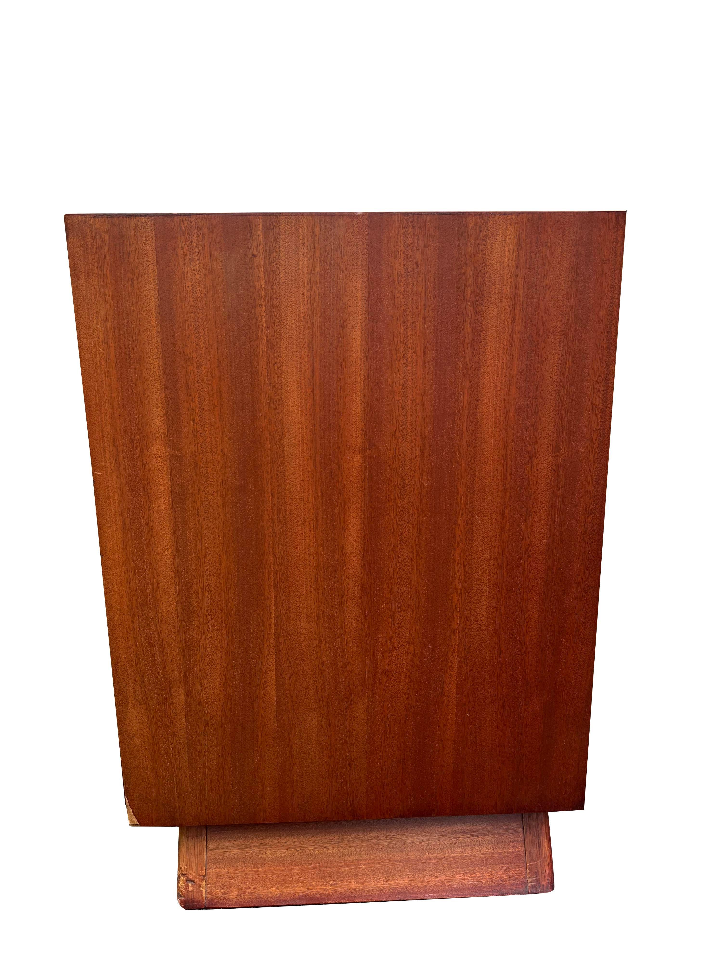 1950s Mid Century Modern Streamline Deco Nightstands Vintage a Pair 2