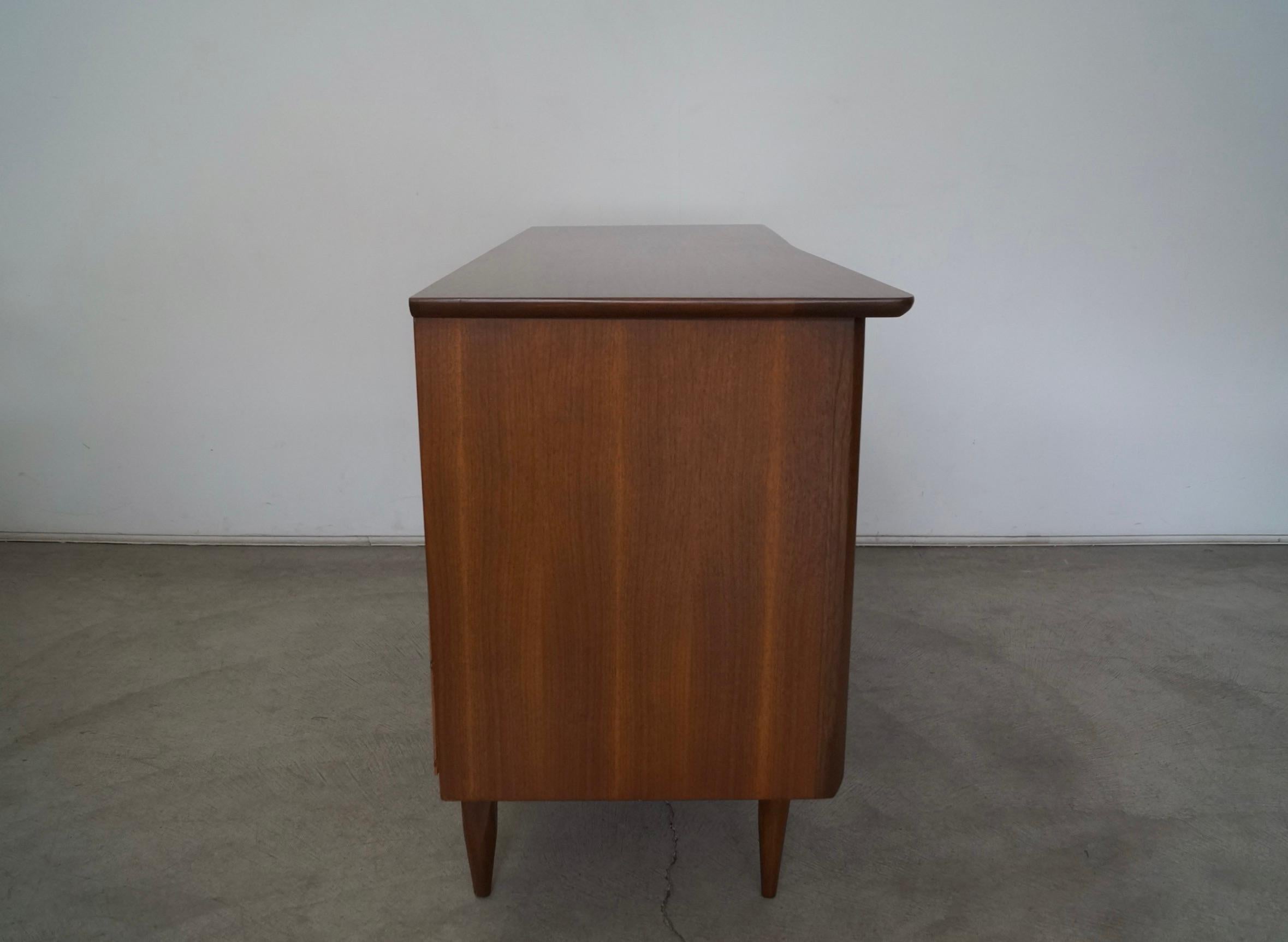 1950's Mid-Century Modern Walnut Kent Coffey Dresser 2