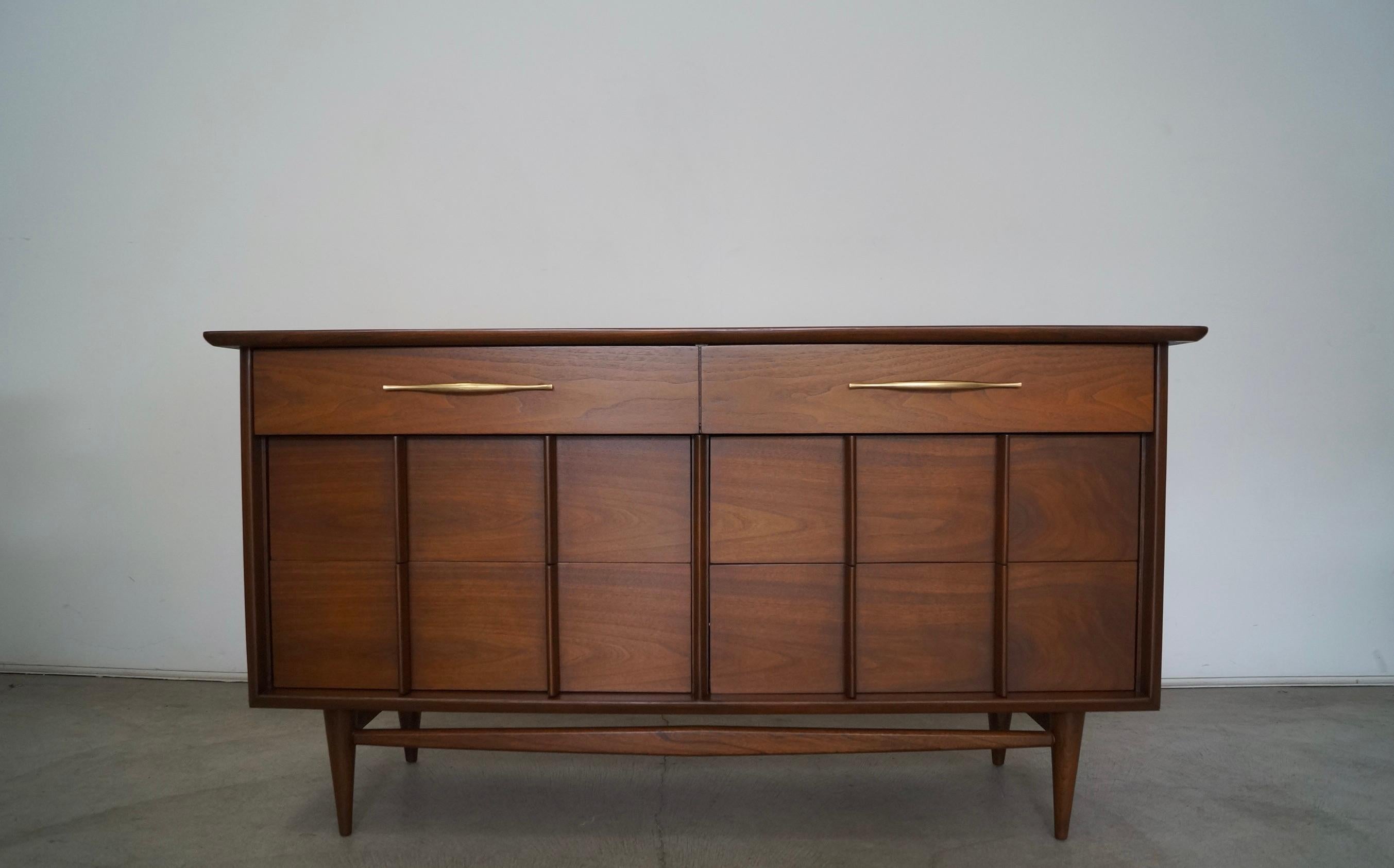 Vintage Mid century Modern dresser for sale. Manufactured by Kent Coffey, and part of 