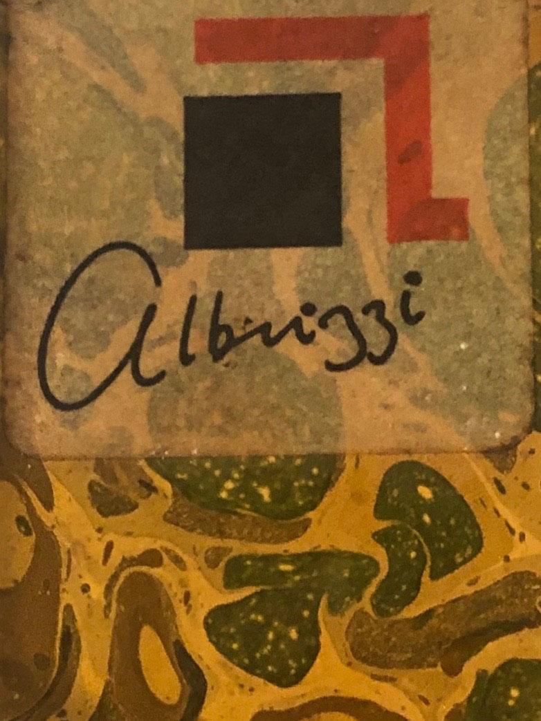 Caja de papel y madera de mediados de la década de 1950 de Alessandro Albrizzi en Bueno estado para la venta en Tampa, FL