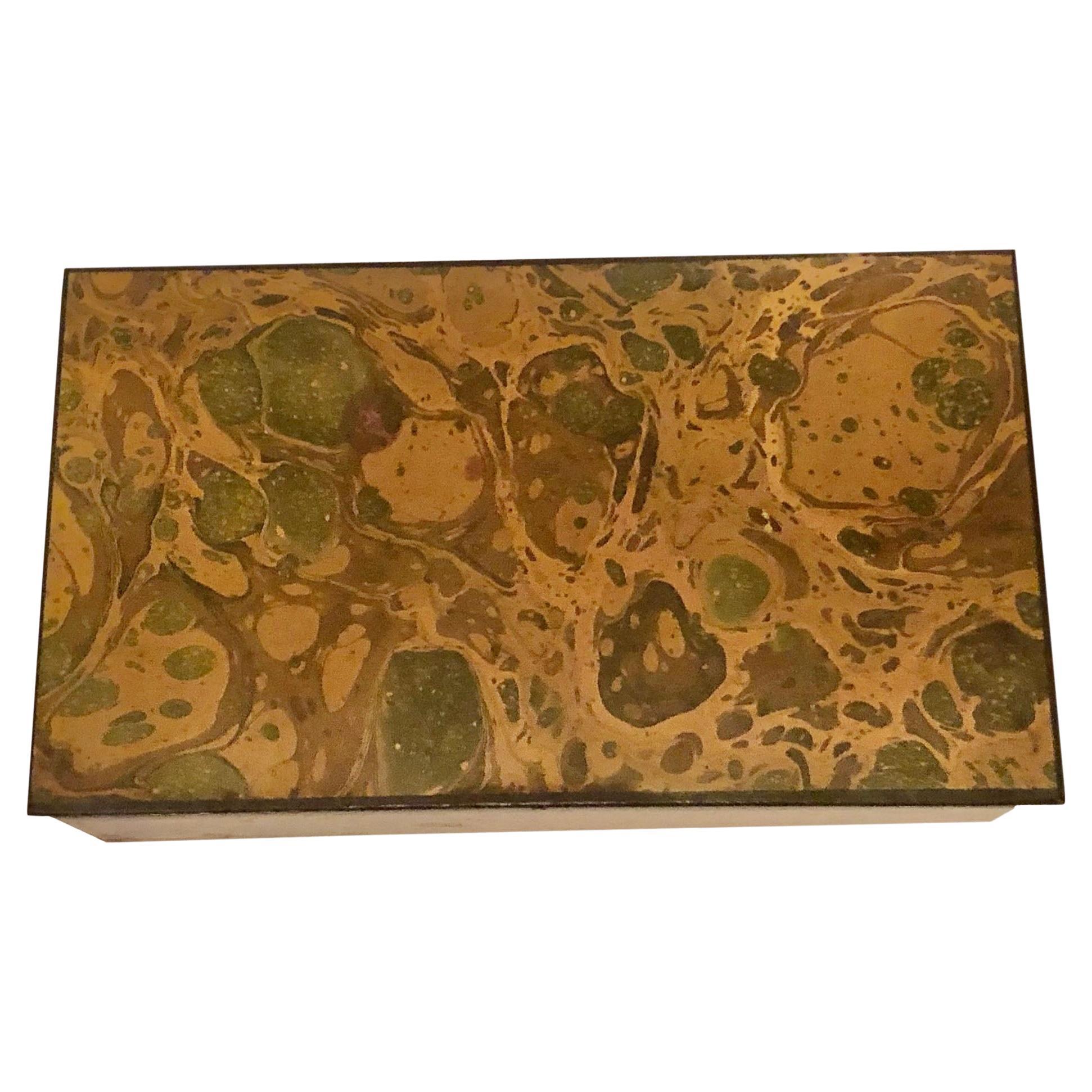 Caja de papel y madera de mediados de la década de 1950 de Alessandro Albrizzi Moderno de mediados de siglo en venta