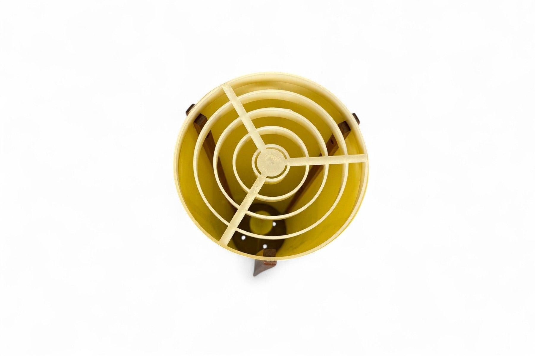 Lámpara de pie Rocket de los años 50 en nogal Danés en venta