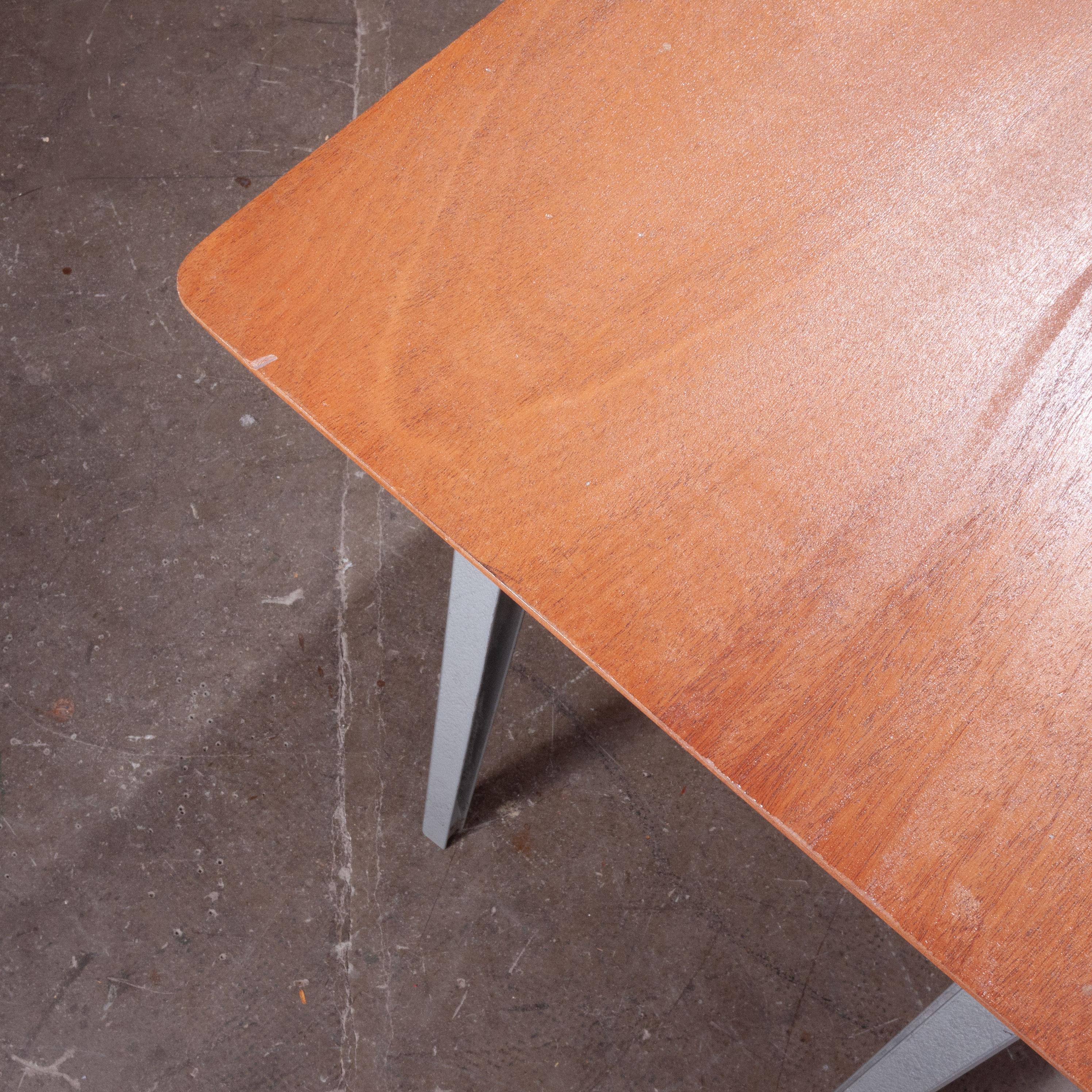 Teak 1950s Midcentury Slim Desk, Console Table by ESA James Leonard, Esavian