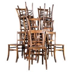 1950’s Mid Oak Classic Farmhouse French Dining Chairs - Good Quantities Availabl