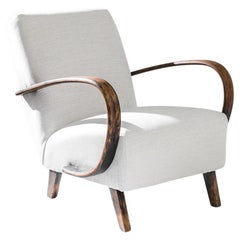 Vintage 1950s Midcentury Armchair by J. Halabala