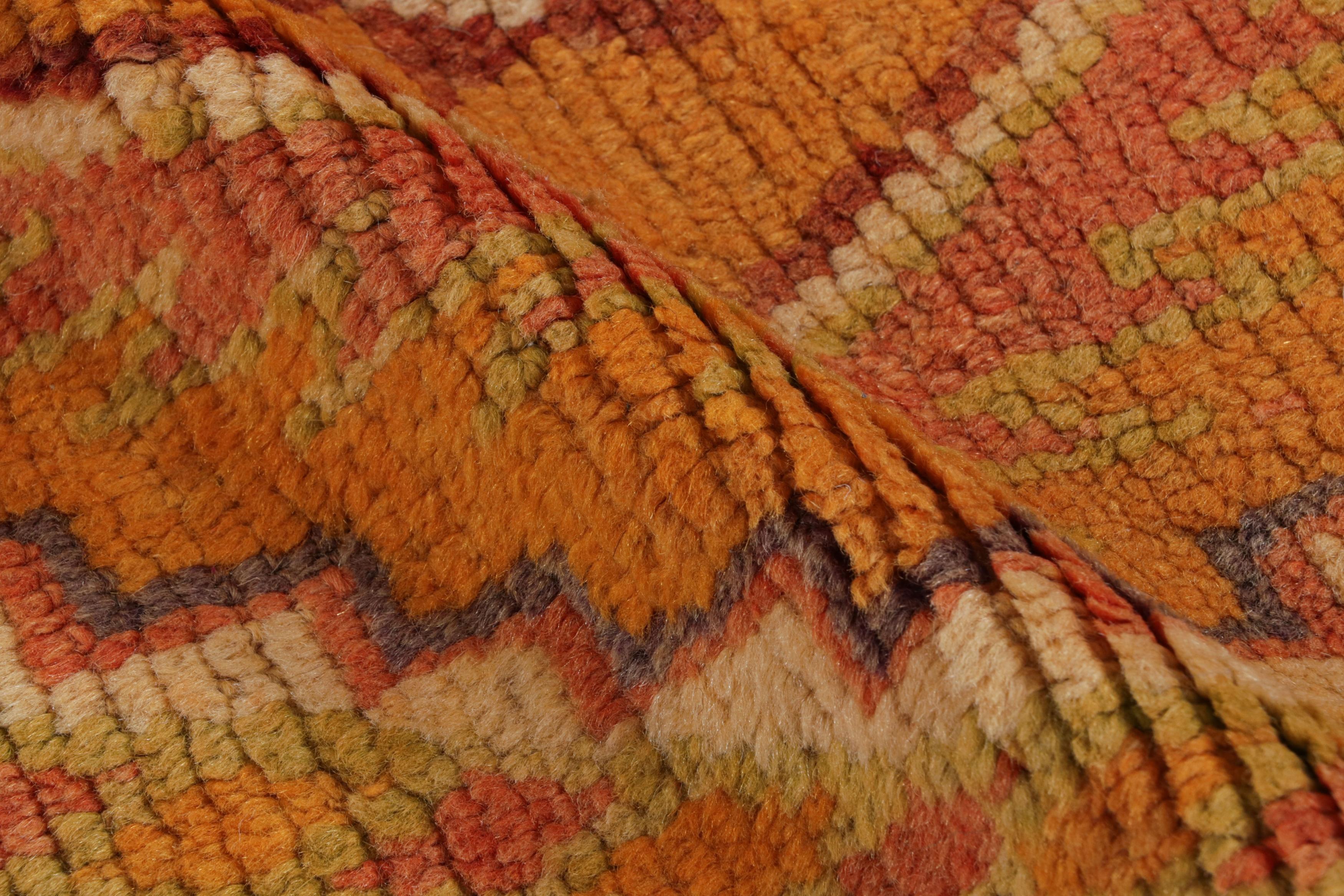 Marokkanischer Teppich aus Berber mit Gold-Diamant-Muster von Teppich & Kelim, 1950er Jahre (Wolle) im Angebot