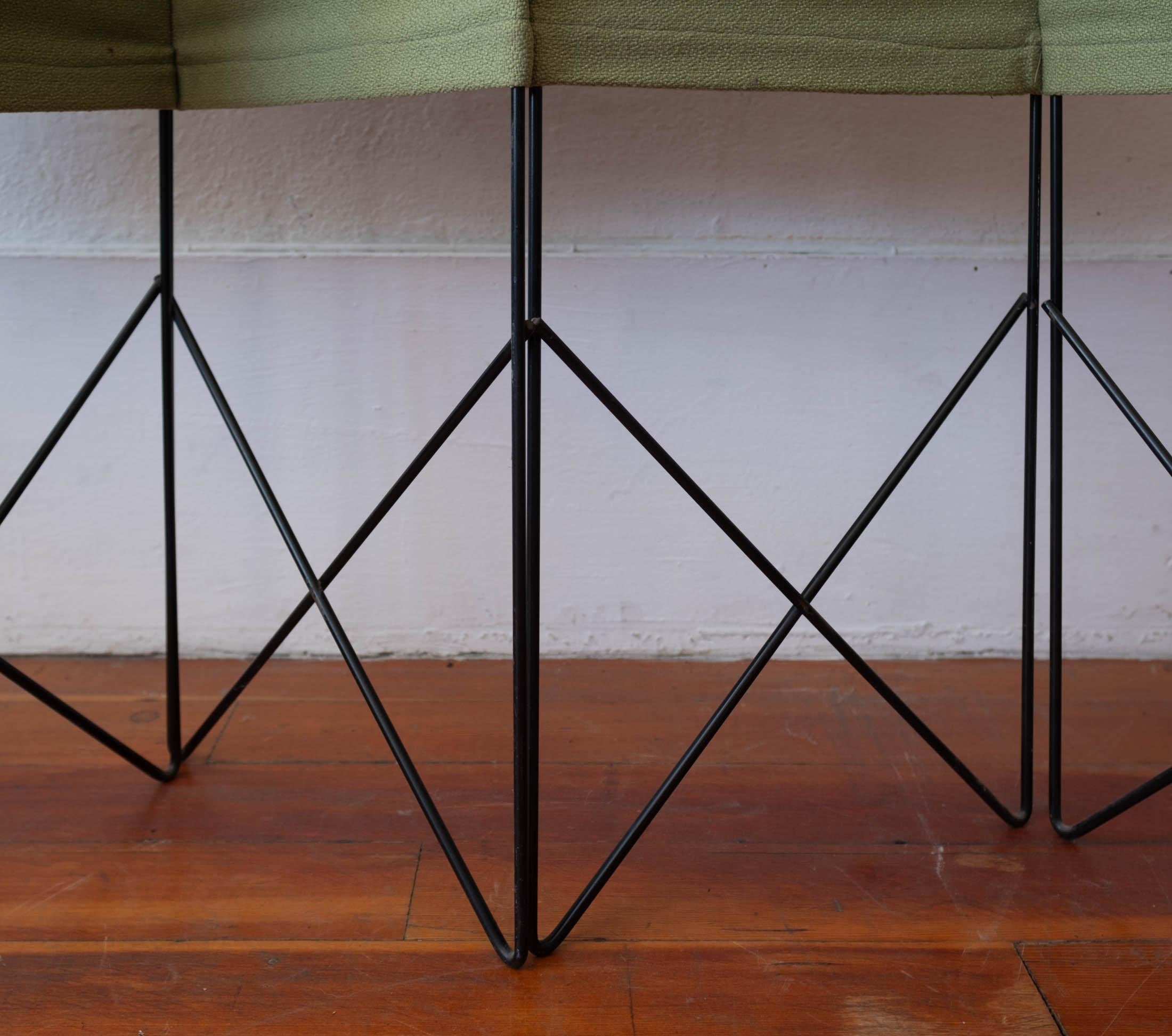 1950s Midcentury Iron Room Divider For Sale 3