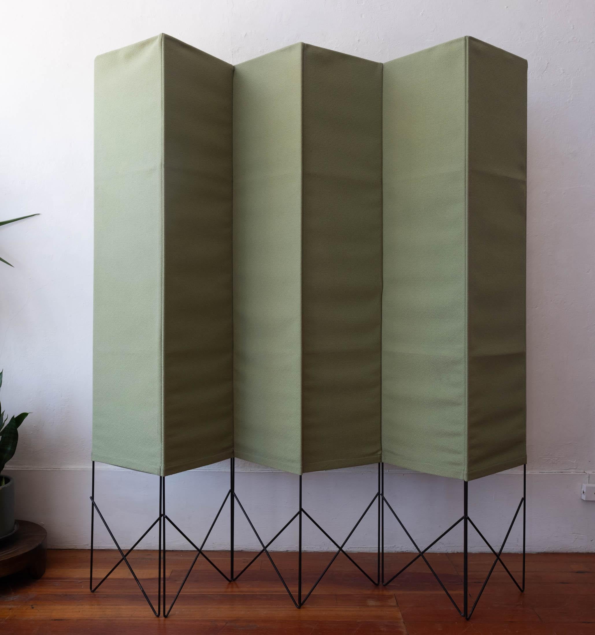 20th Century 1950s Midcentury Iron Room Divider For Sale