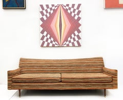 1950s Mid-Century Modern Sofa after Paul McCobb, Original Fabric