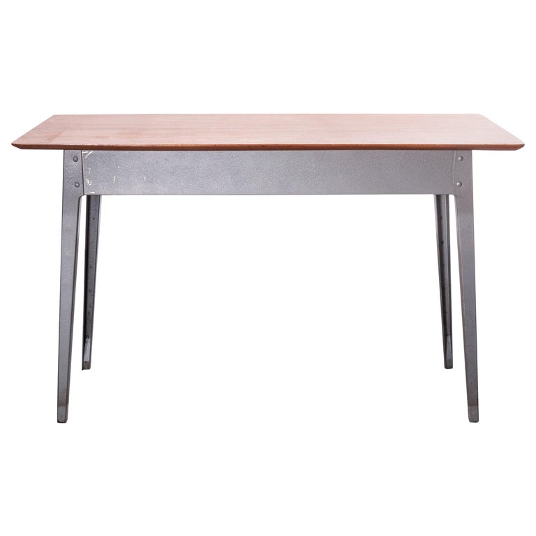 1950s Midcentury Slim Desk Console Table By Esa James Leonard