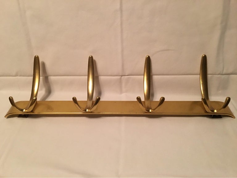 1950s Minimalist Wall Hook for Coats For Sale at 1stdibs